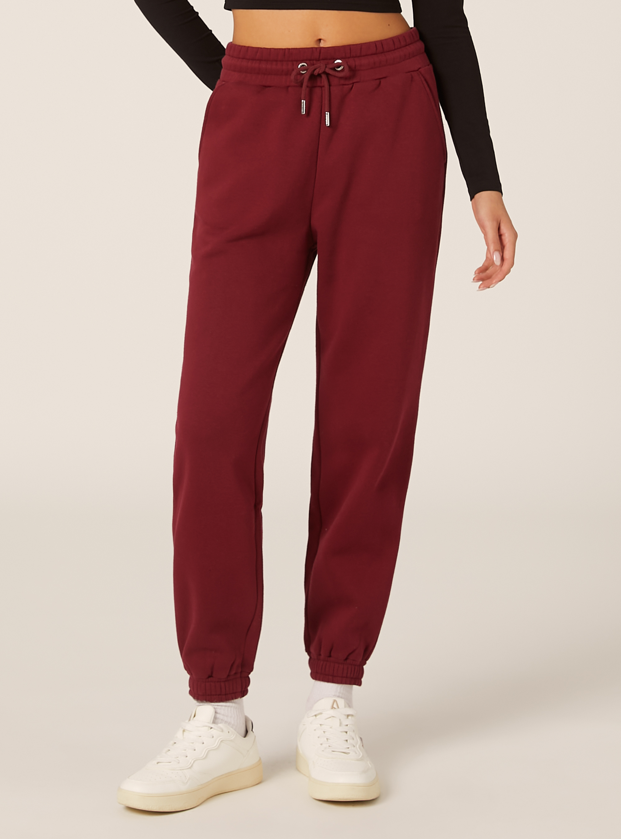 Sweatshirt jogger trousers, BO1 BORDEAUX DARK