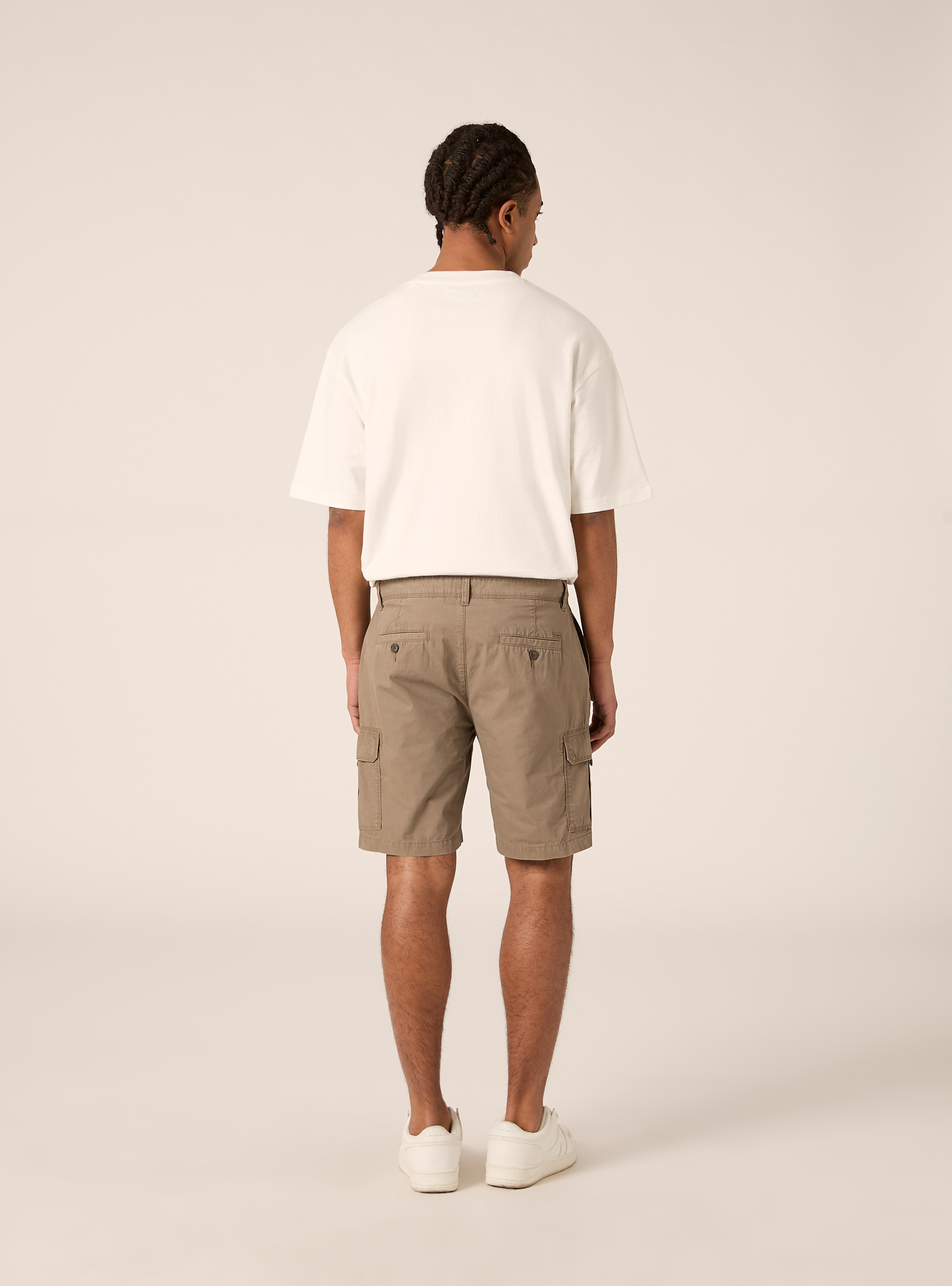 Cotton cargo bermuda shorts, BR2 BROWN MEDIUM