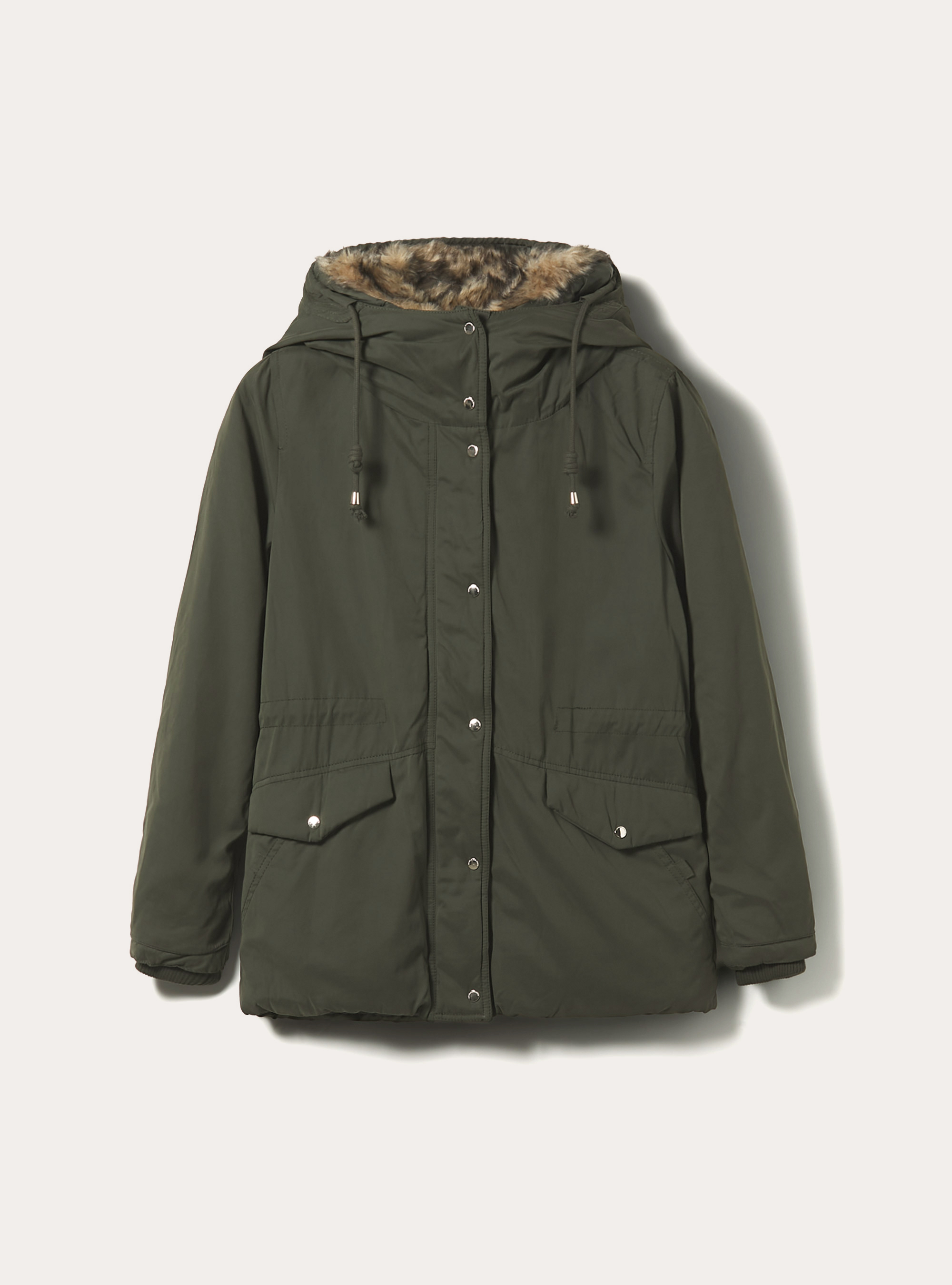 Giubbotto parka imbottito, KAKI