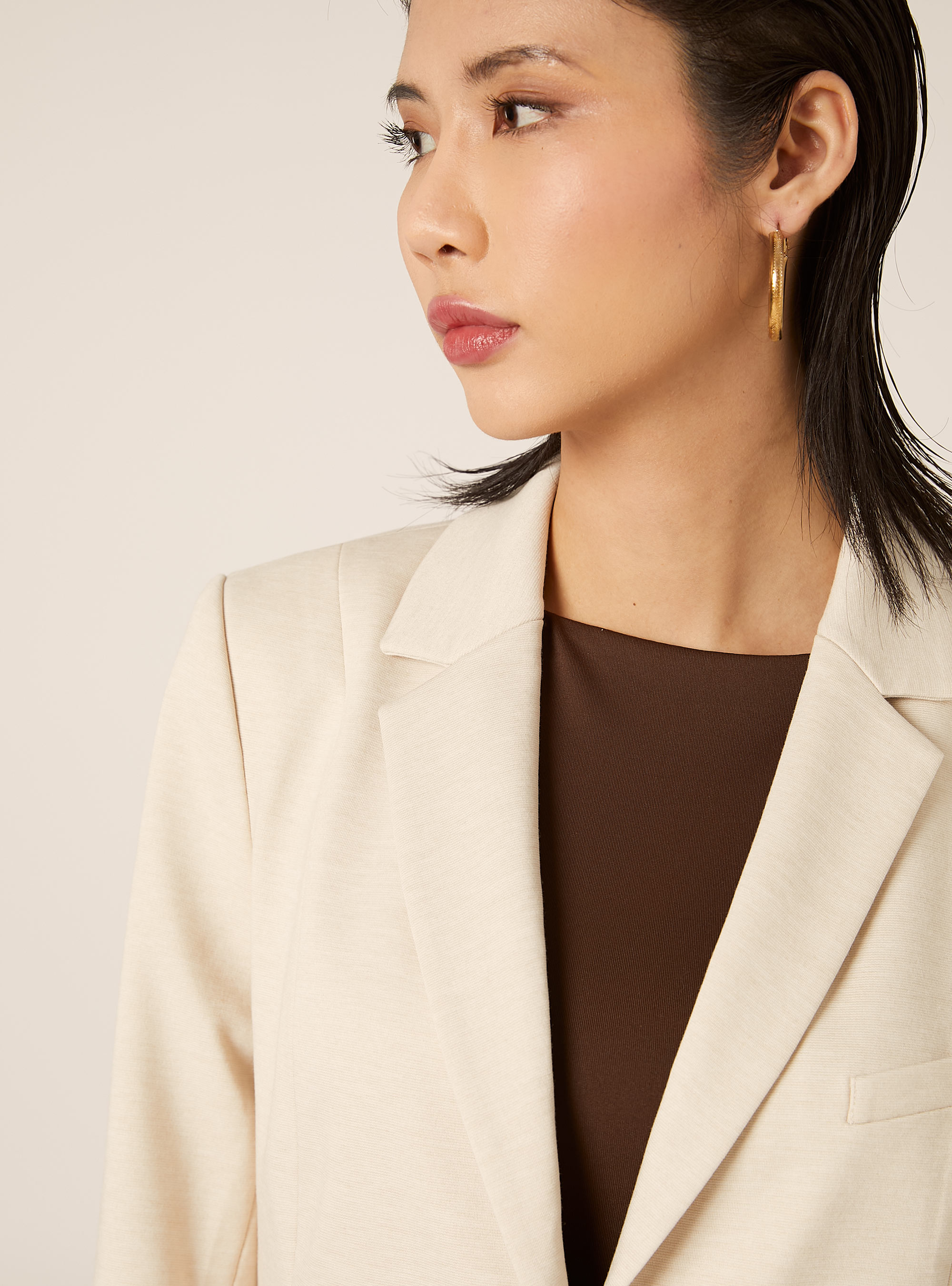 Jersey blazer, CR2 CREAM MEDIUM