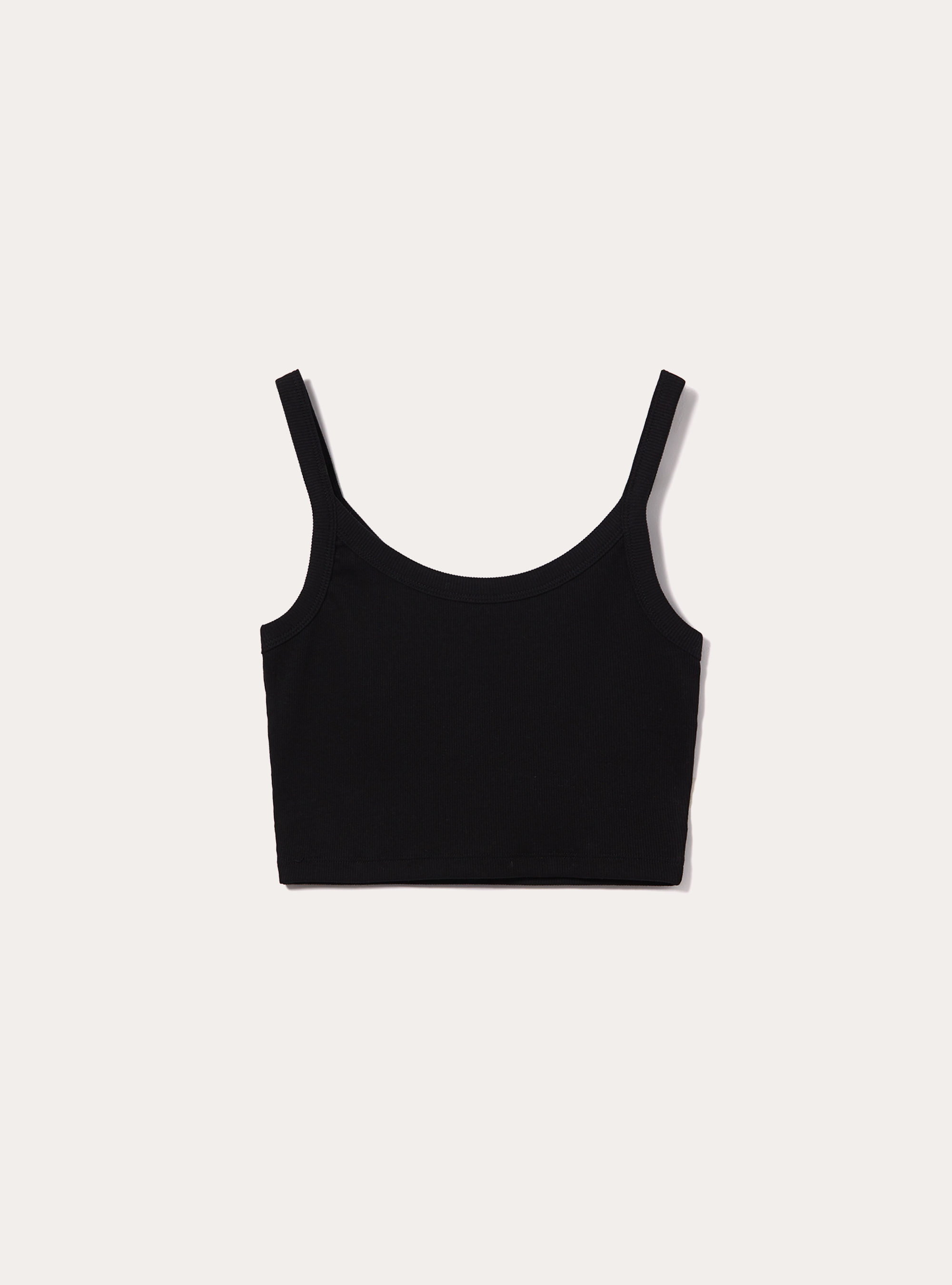 Canotta basica a coste, BK1 BLACK