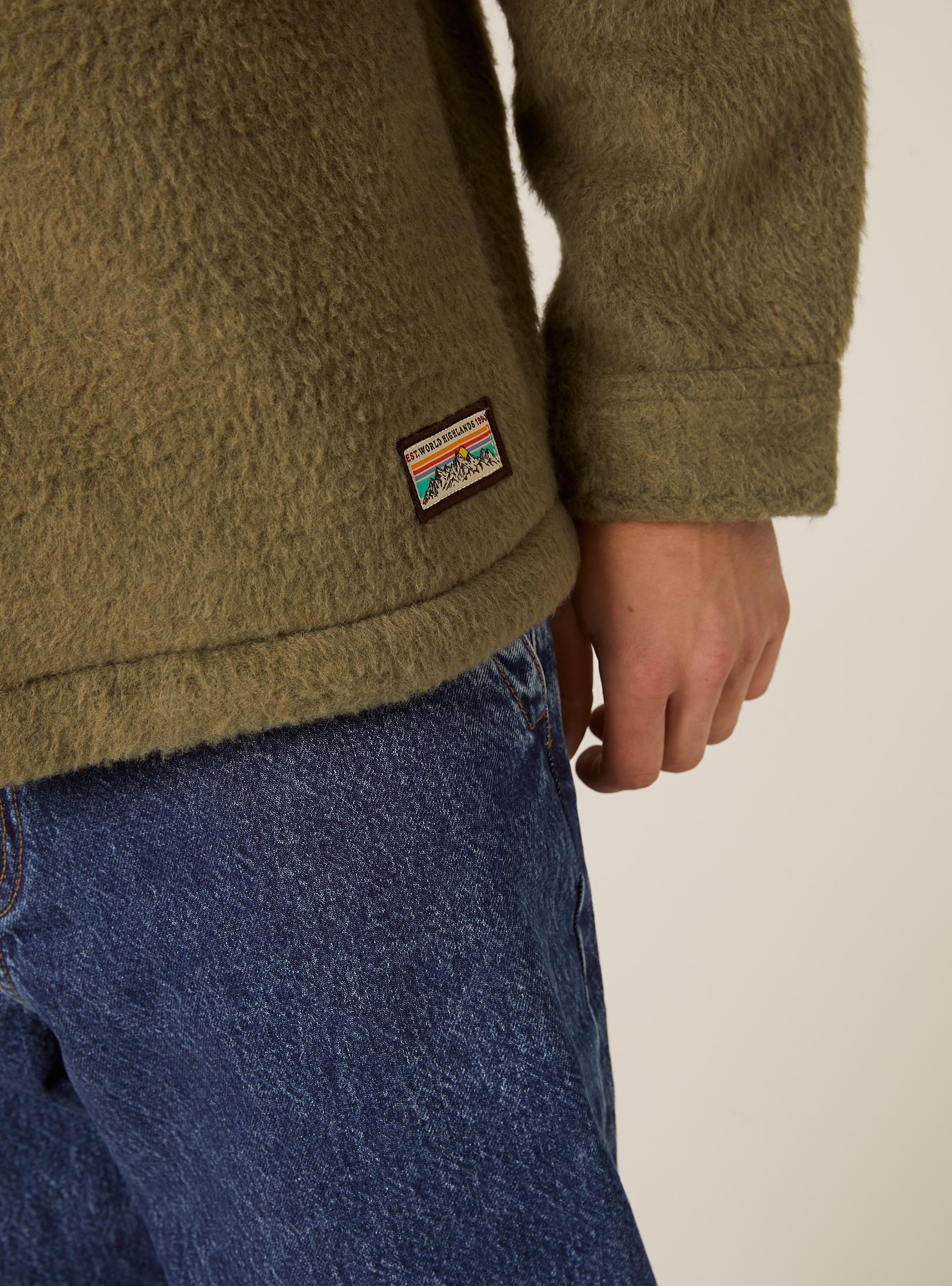 Sobrecamisa de tejido Teddy, KY3 KAKY LIGHT