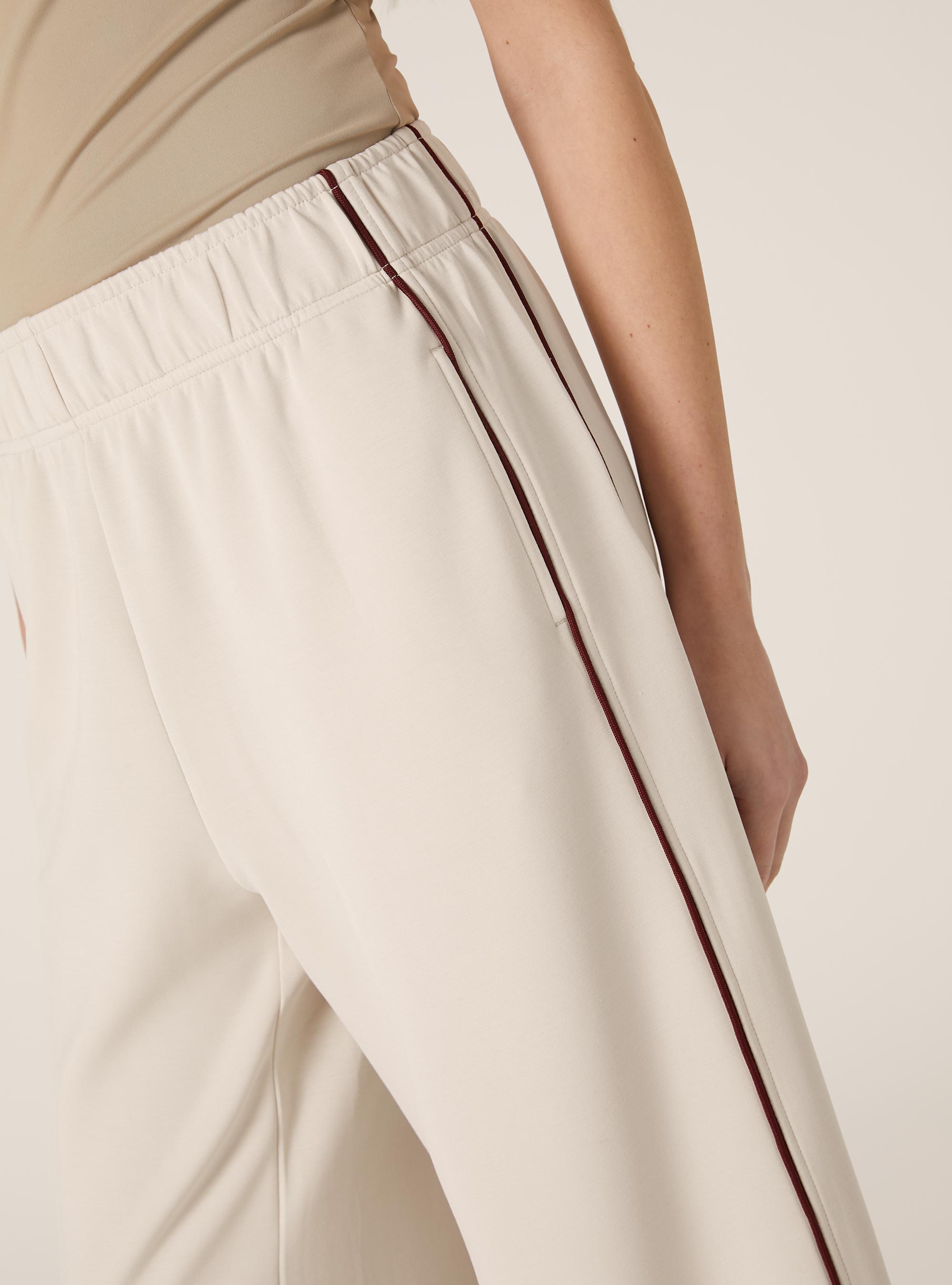 Soft touch wide leg joggers, BG2 BEIGE MEDIUM