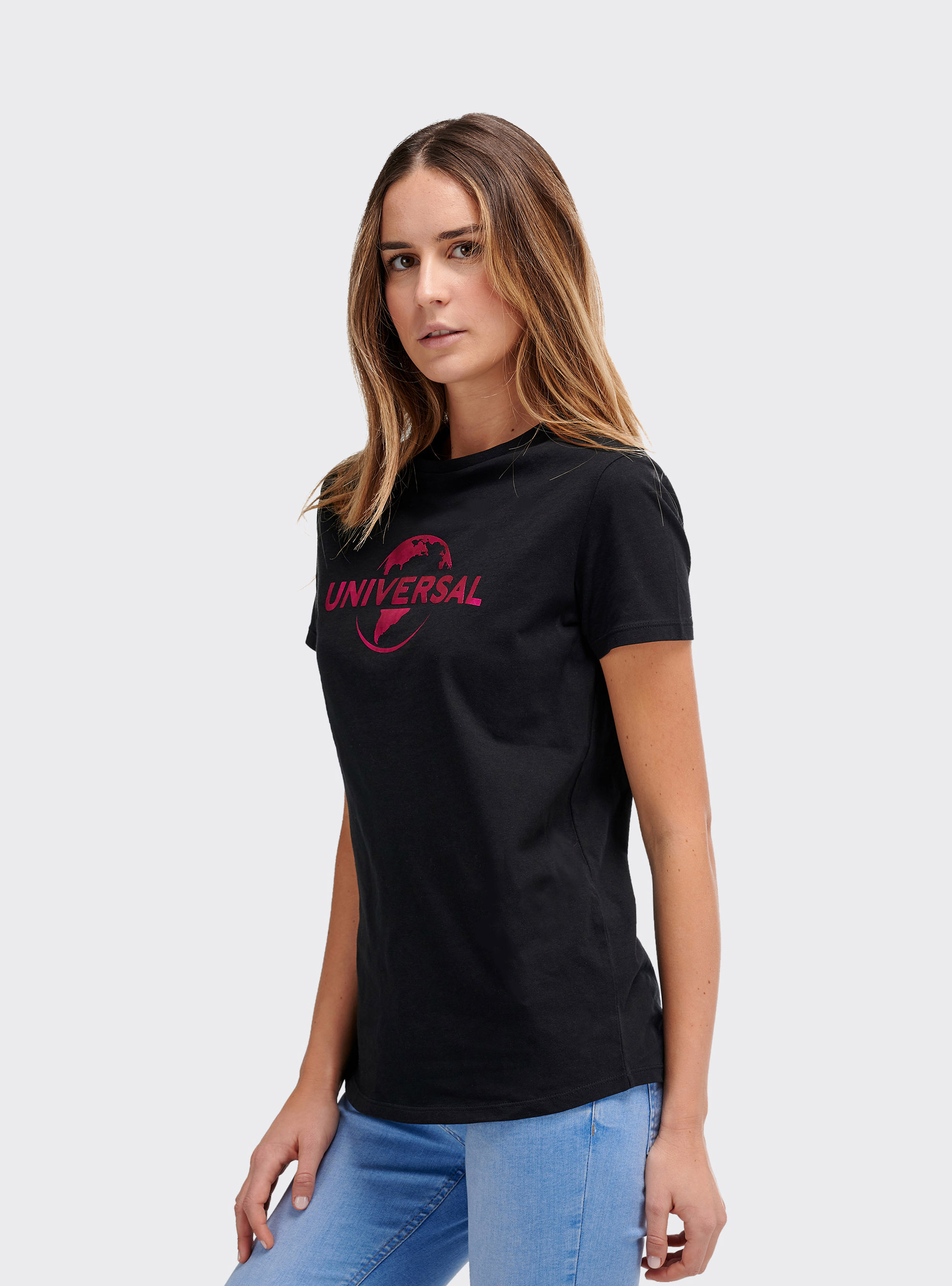Maglietta Universal x Alcott, NERO