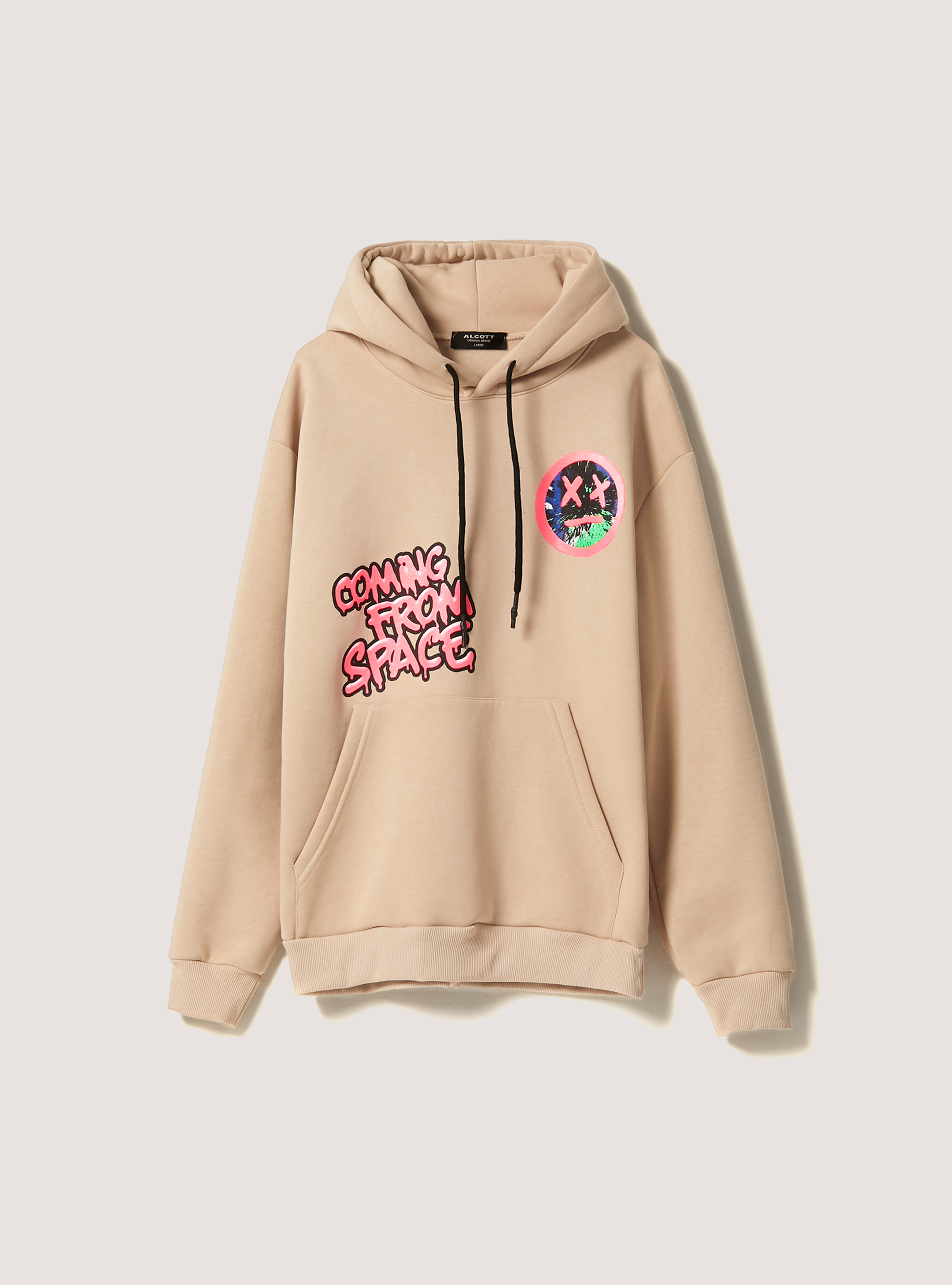 Sweatshirt with Smile Collection print, WH1 OFF WHITE