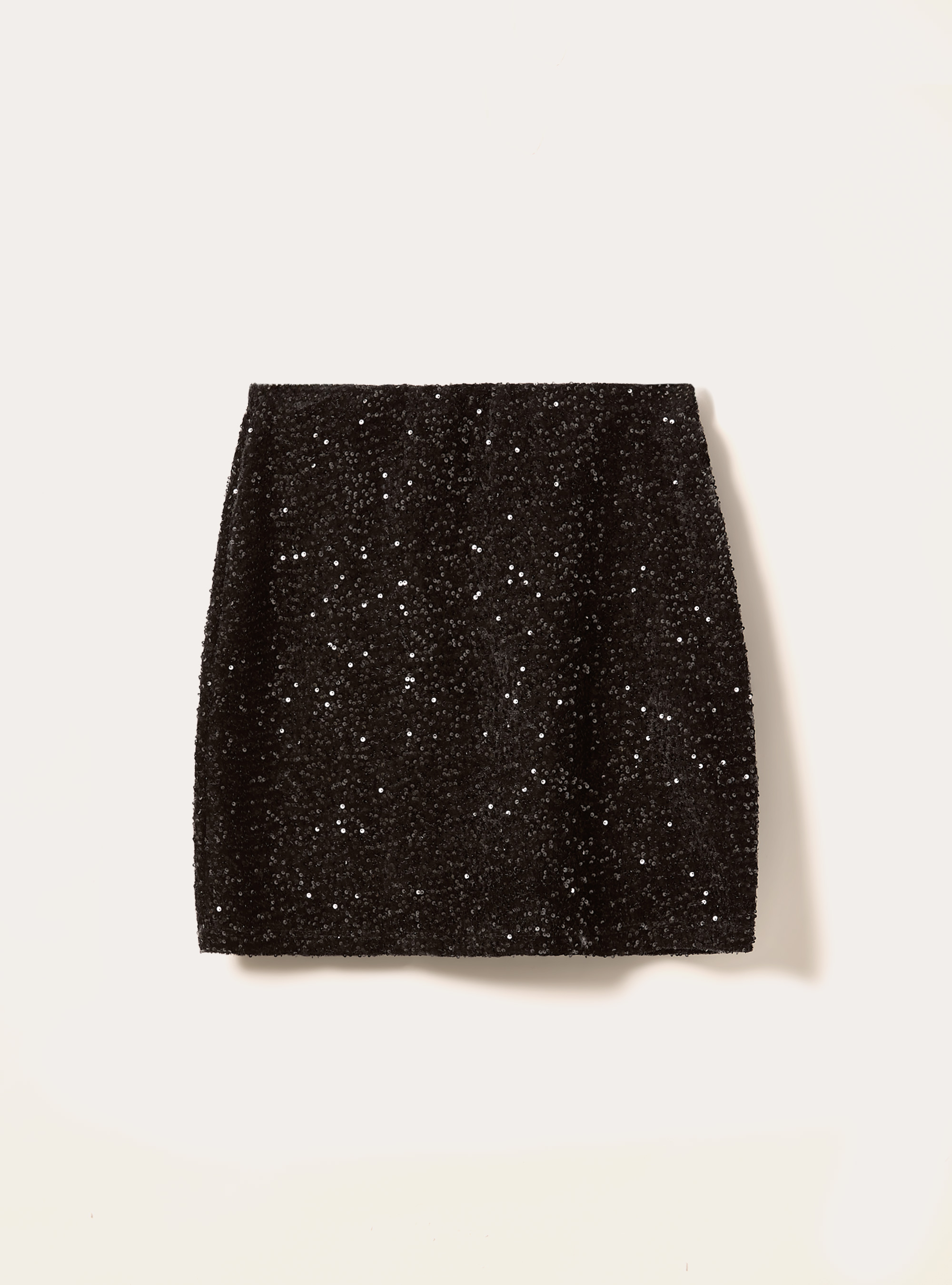 Minigonna in paillettes, BK1 BLACK