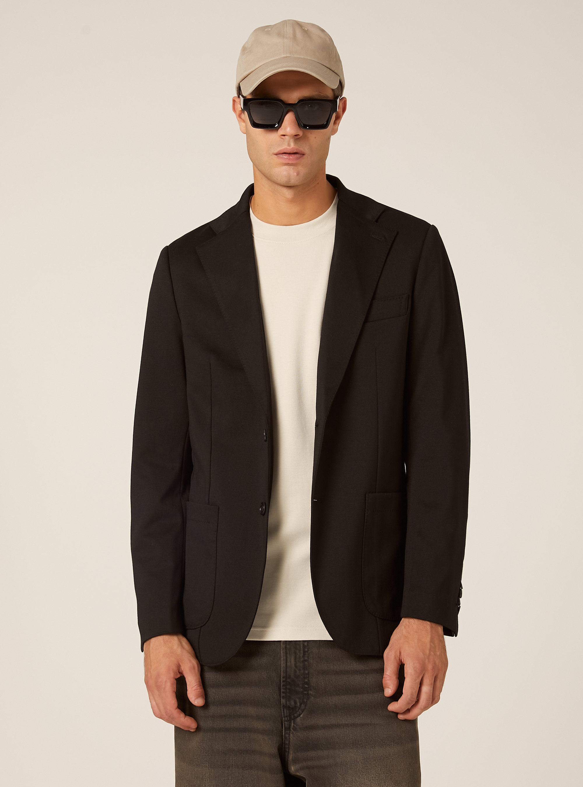 Jersey jacket, BK1 BLACK