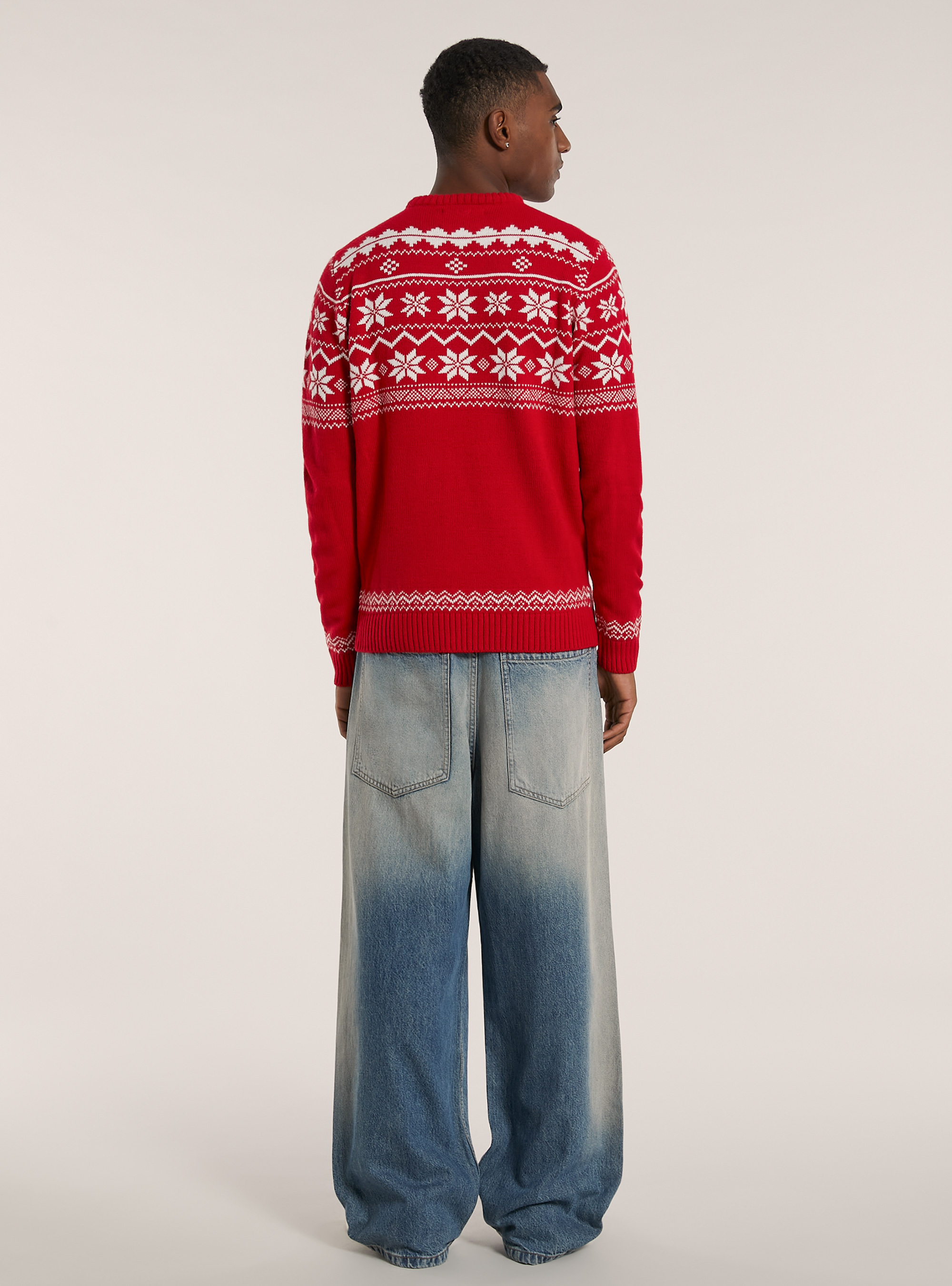 Pullover Christmas Family Collection, WH1 OFF WHITE