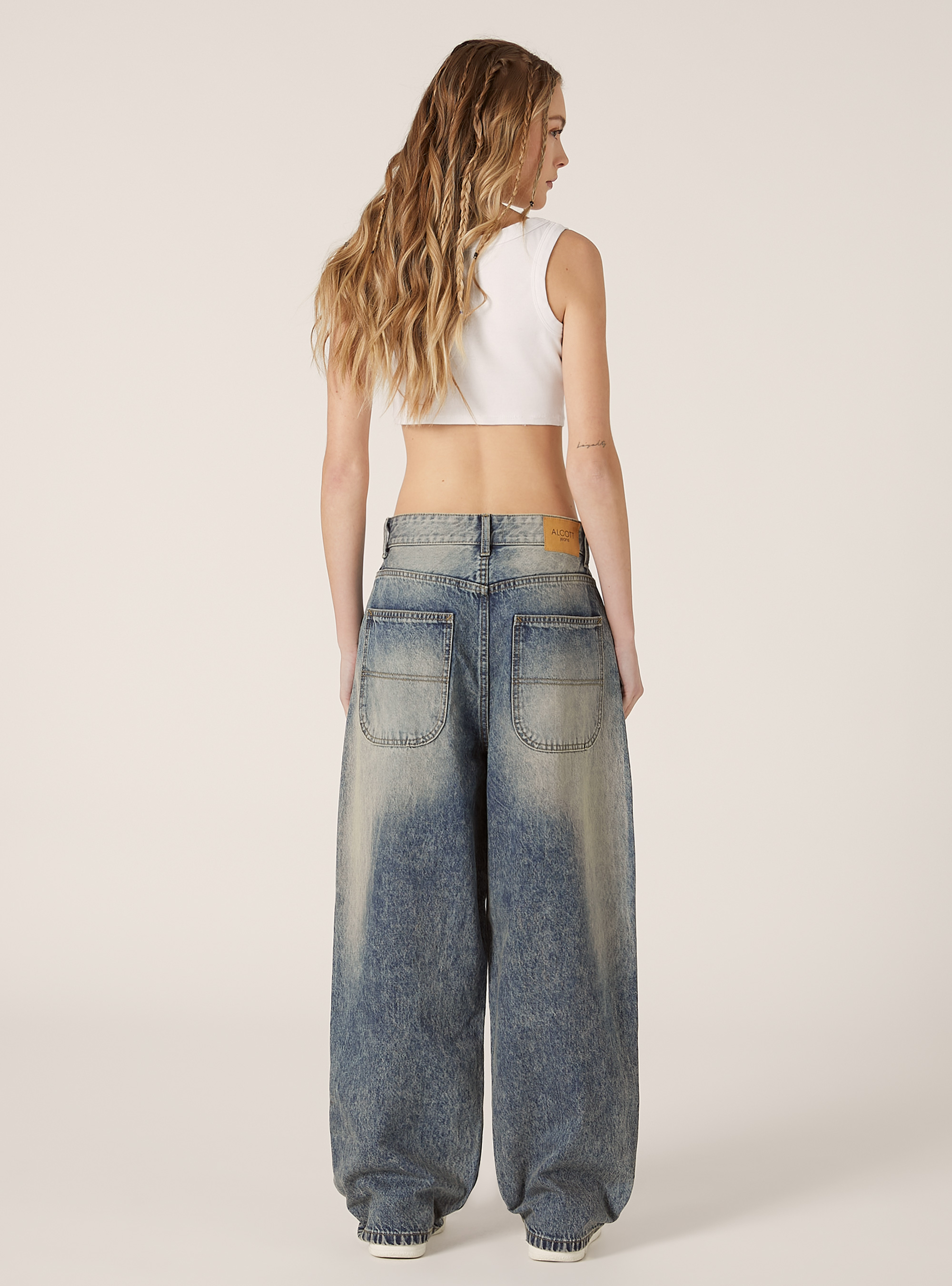 Skater Fit Jeans, D007 LIGHT AZURE