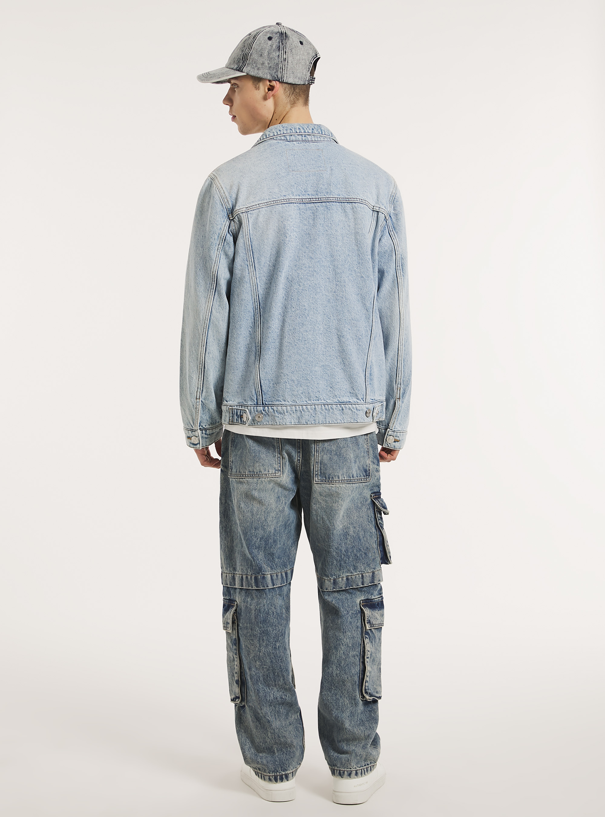 Regular fit denim jacket, D006 AZURE