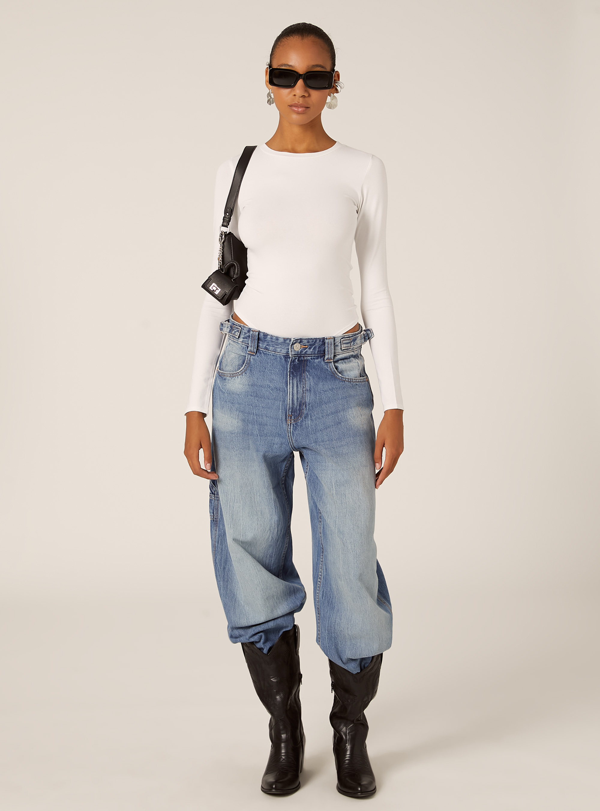 Body de manga larga, WH2 WHITE