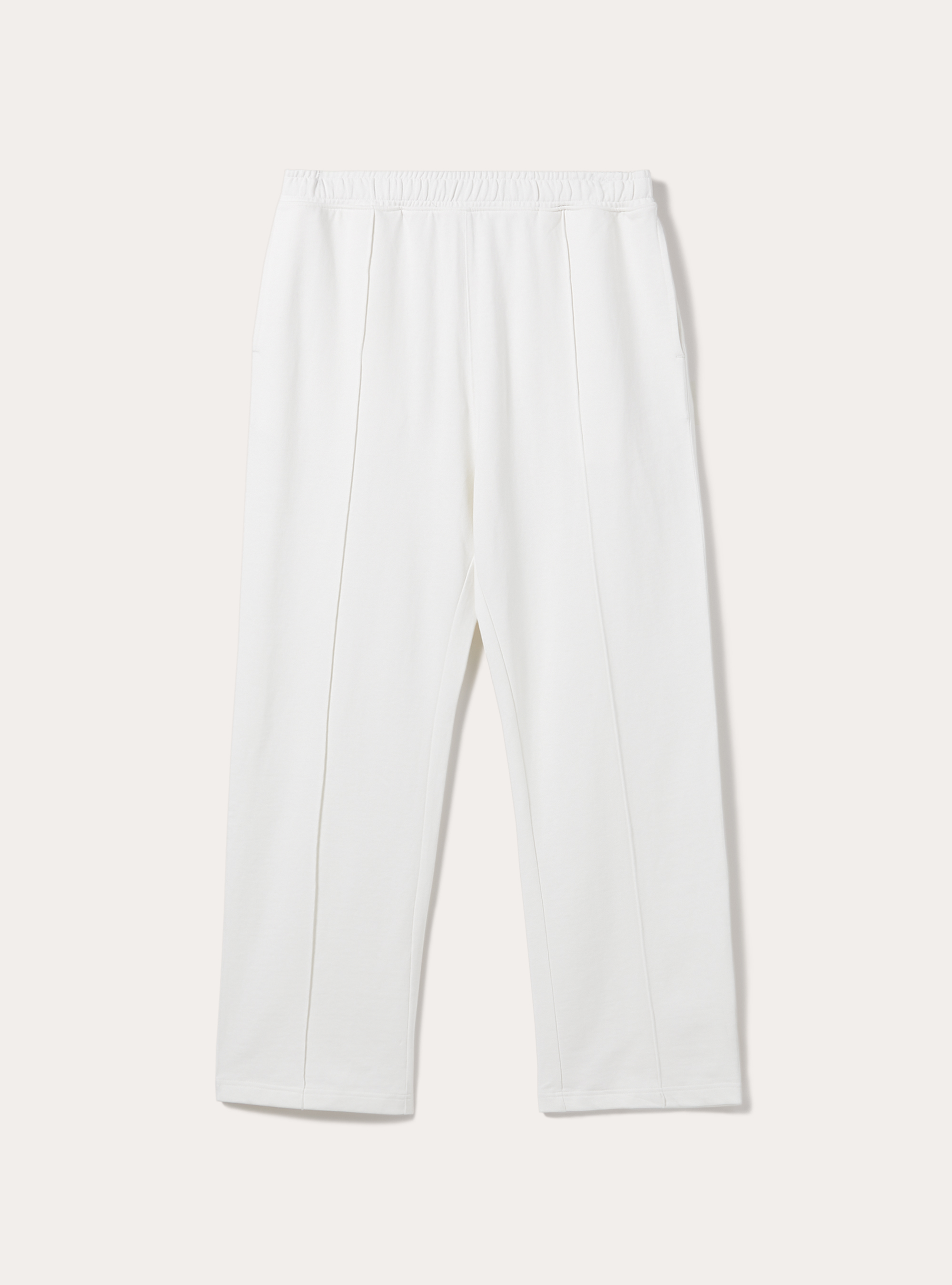 Plush jogger trousers, WH1 OFF WHITE