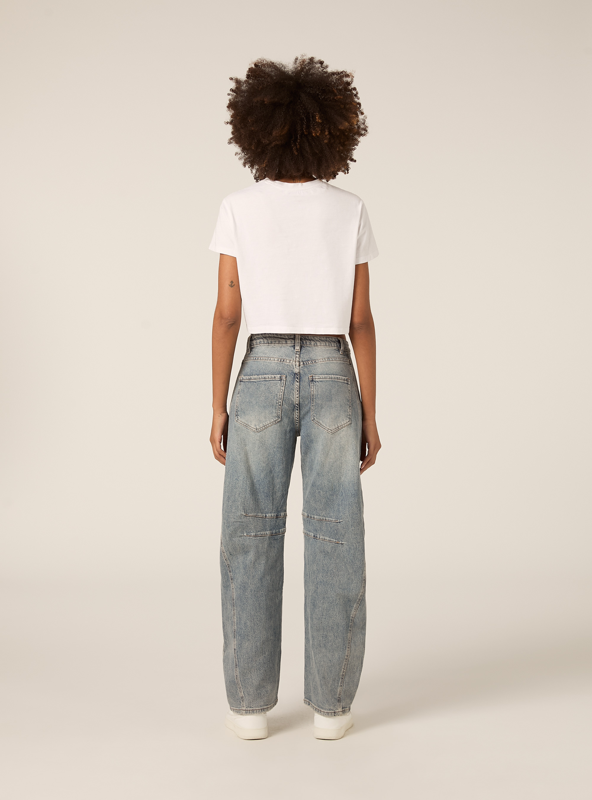 Jeans balloon, D003 MEDIUM BLUE