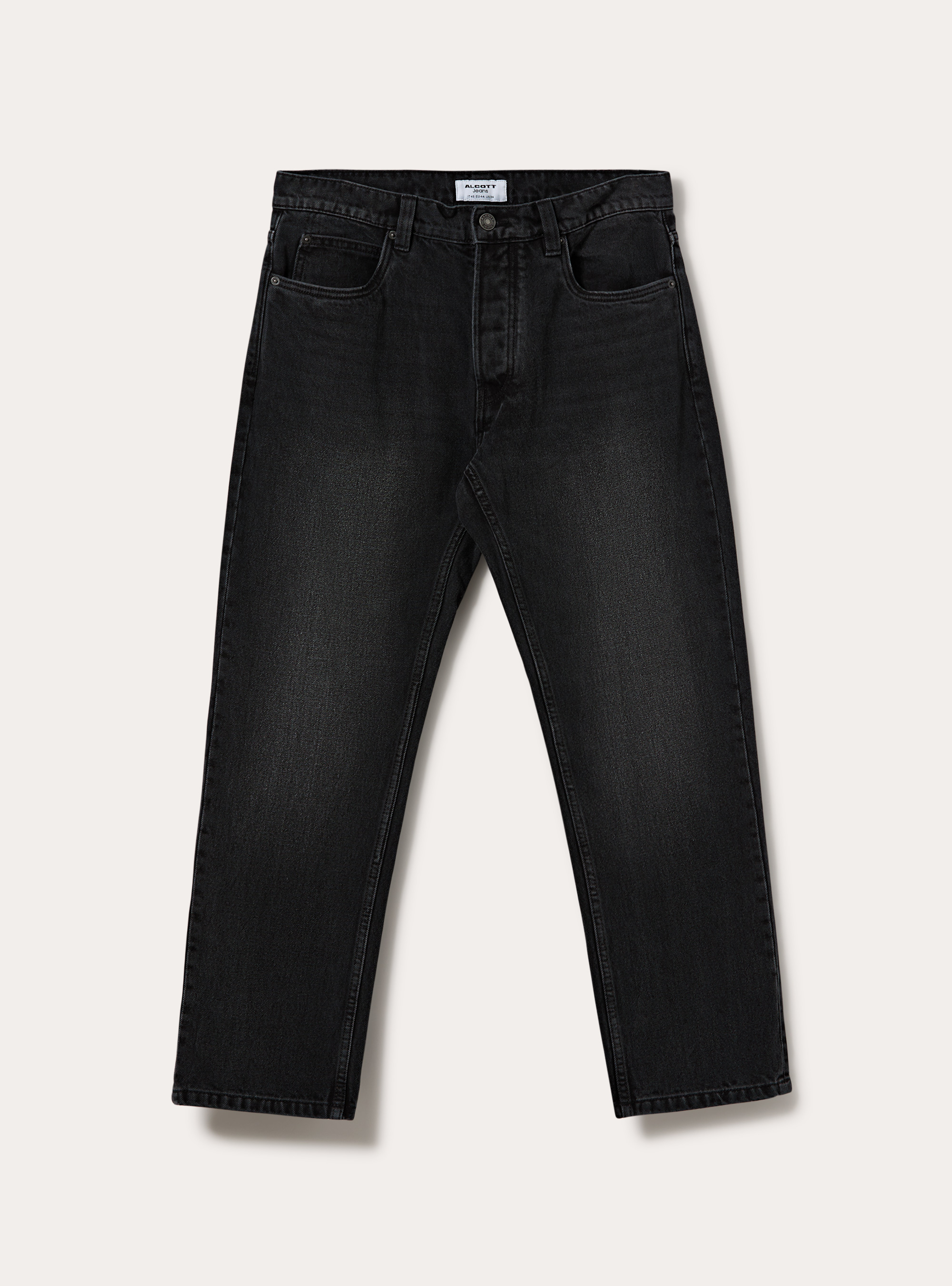 Jeans regular straight, D000 BLACK