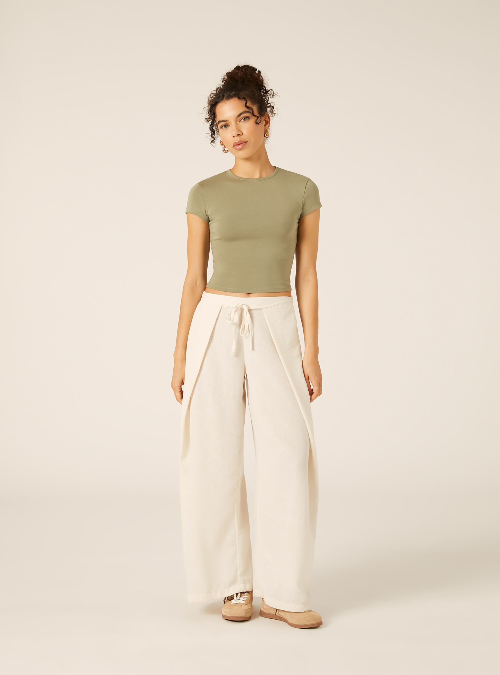 Maglietta in cotone slim fit, KY2 KAKY MEDIUM
