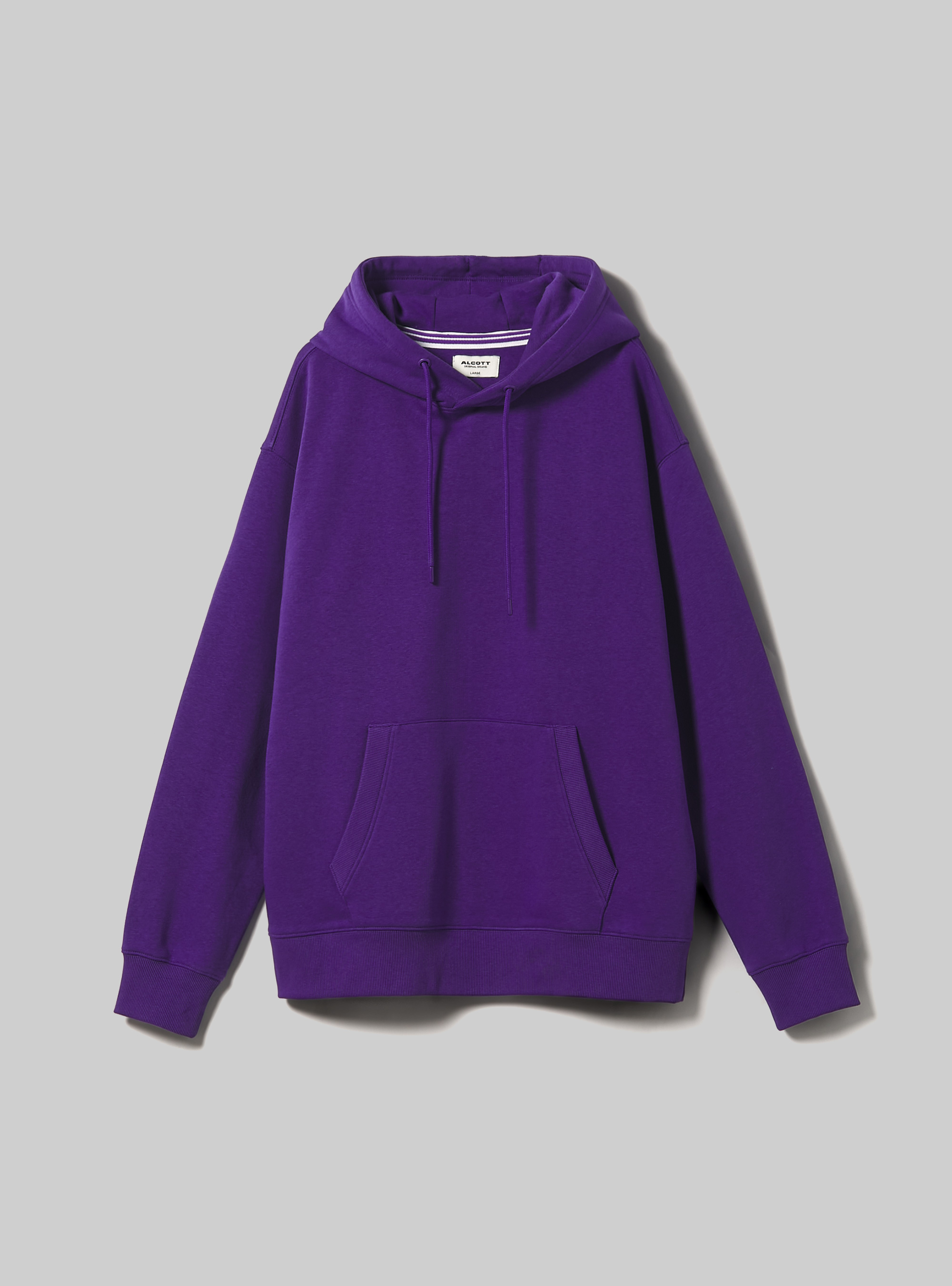 Sweatshirt with hood and pouch pocket, VI2 VIOLET MEDIUM