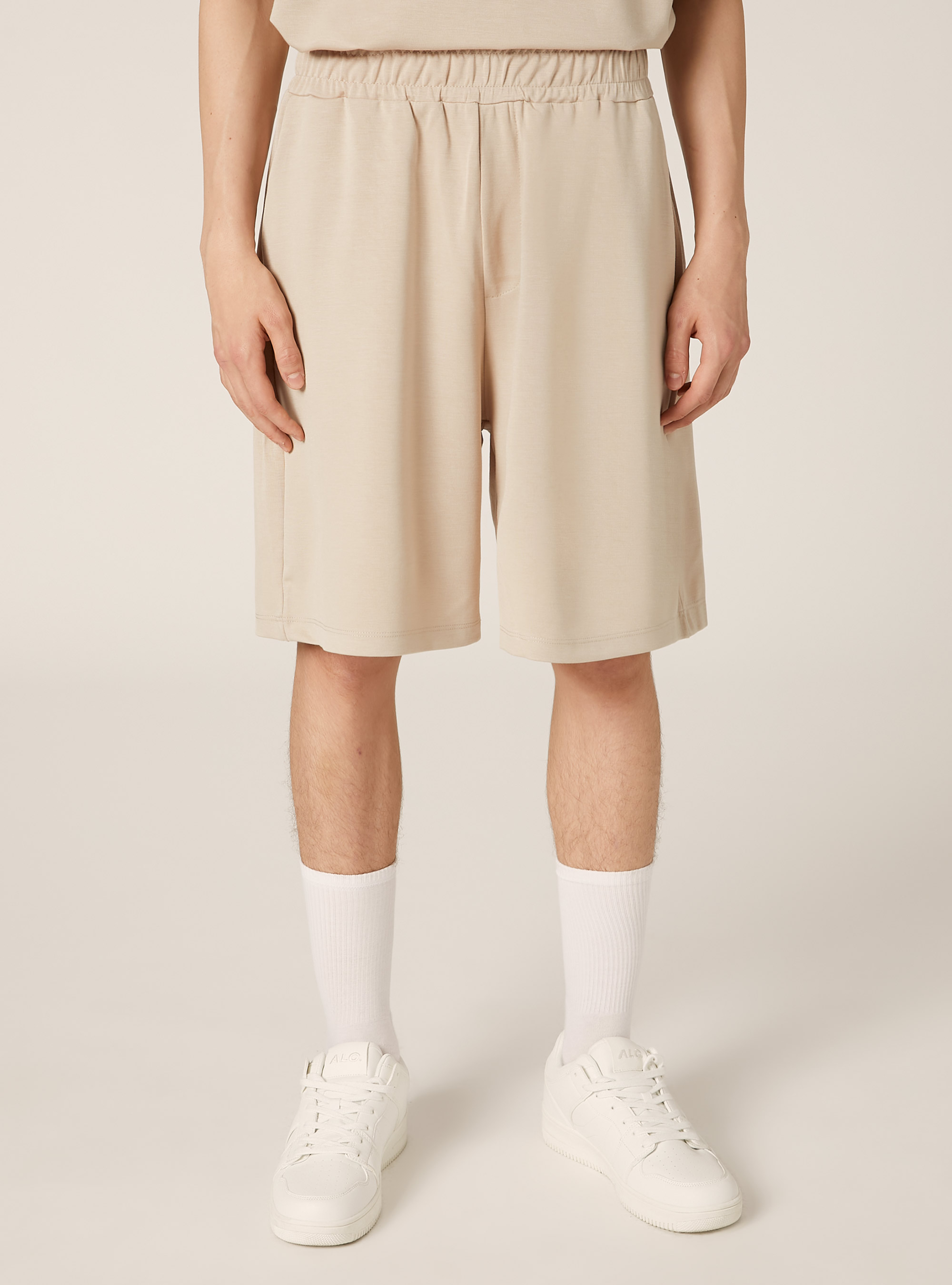 Bermuda loose fit, BG3 BEIGE LIGHT