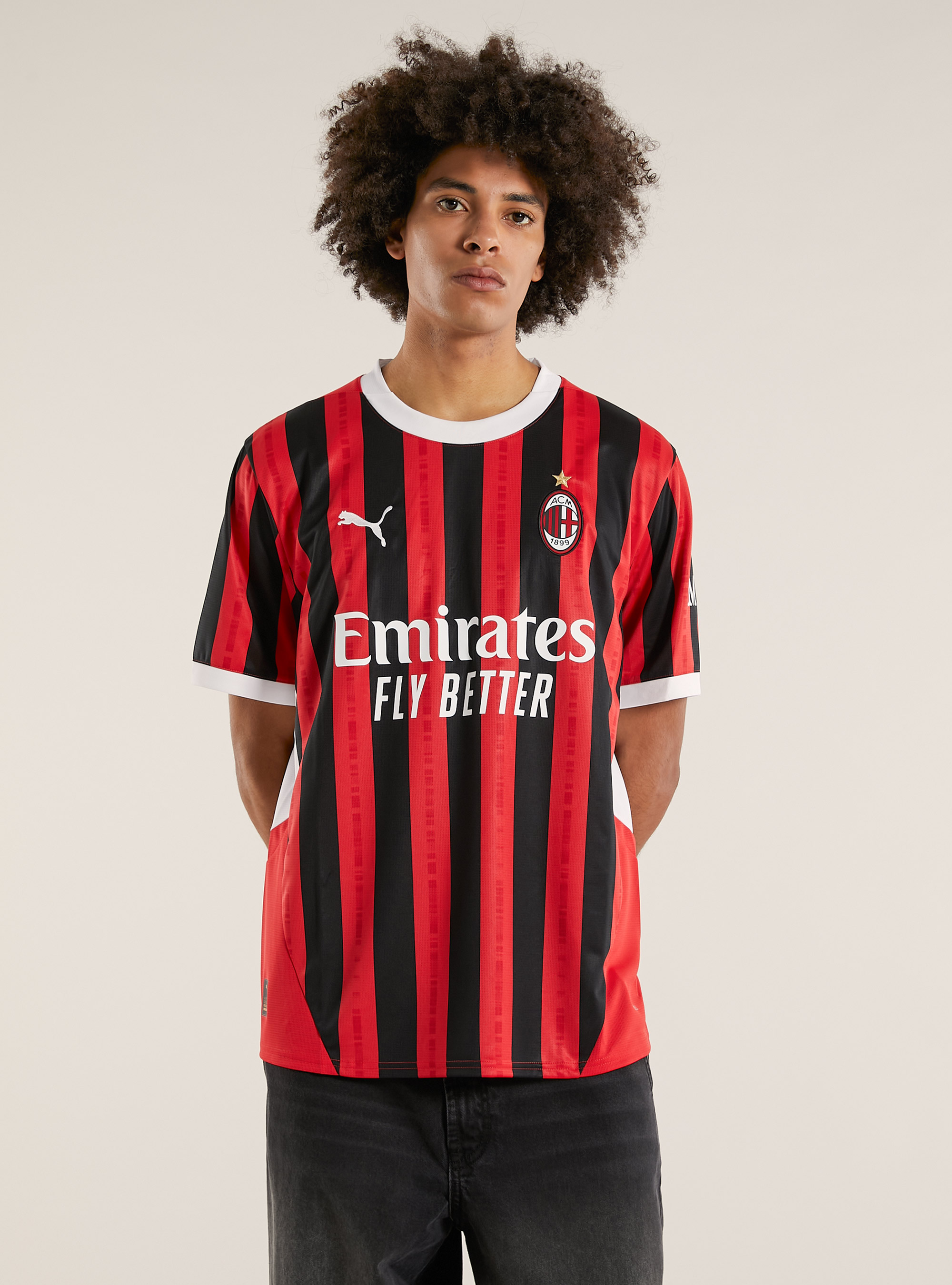 Home AC Milan / Alcott T-shirt, RD2 RED MEDIUM