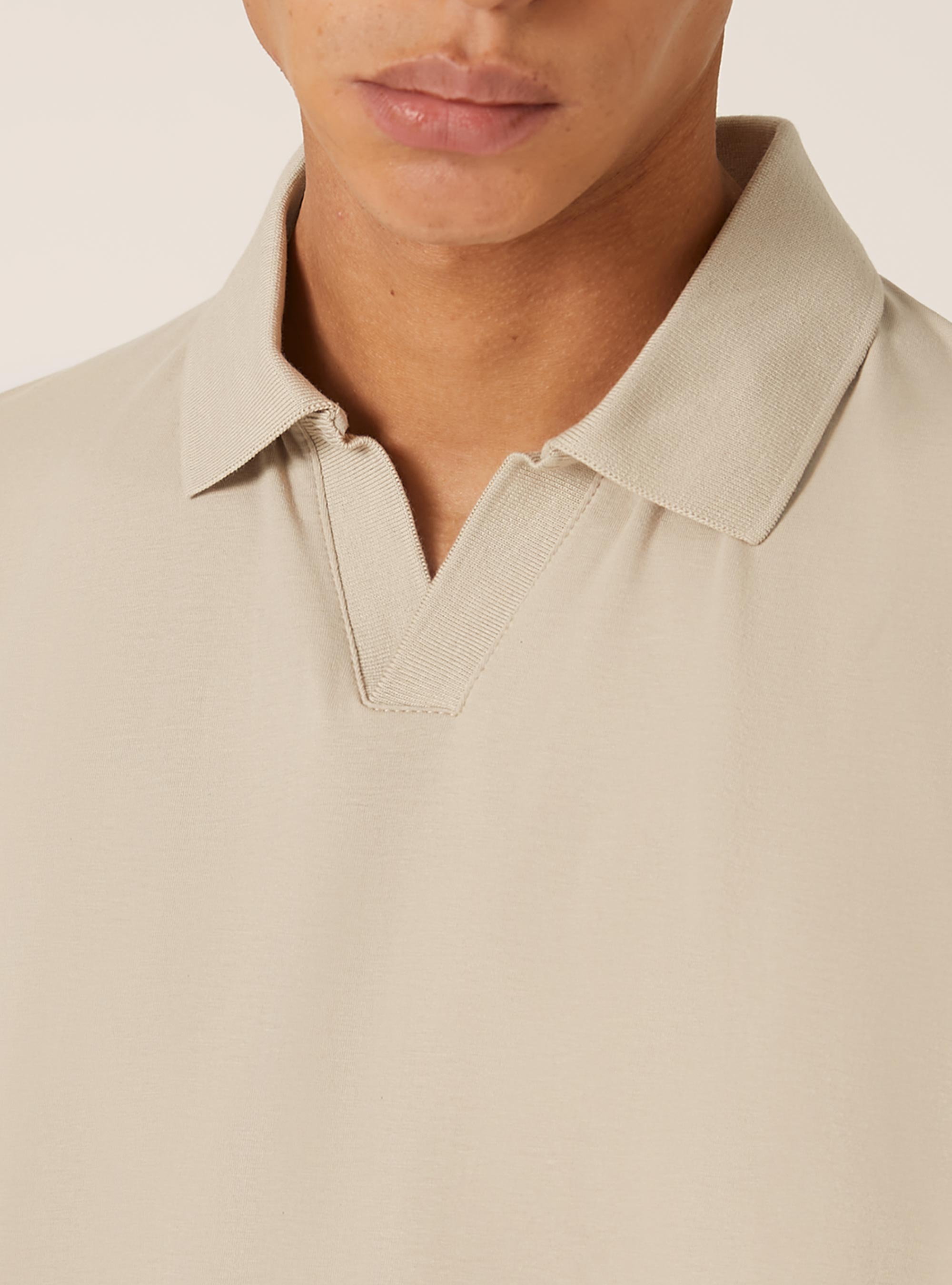 AIRes jersey polo shirt, BG2 BEIGE MEDIUM