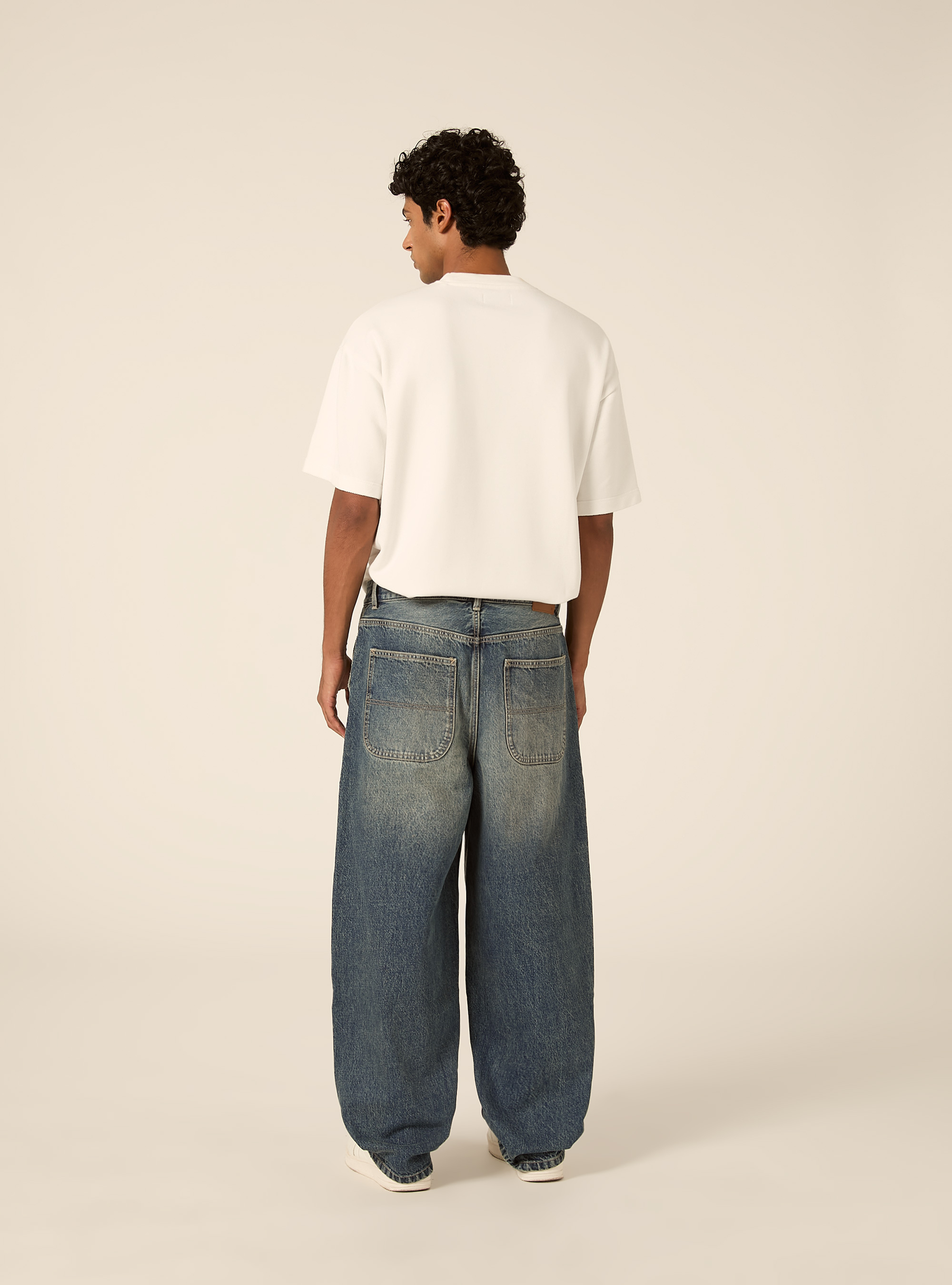 Jeans skater, D101 BLUE MED OVERDYE