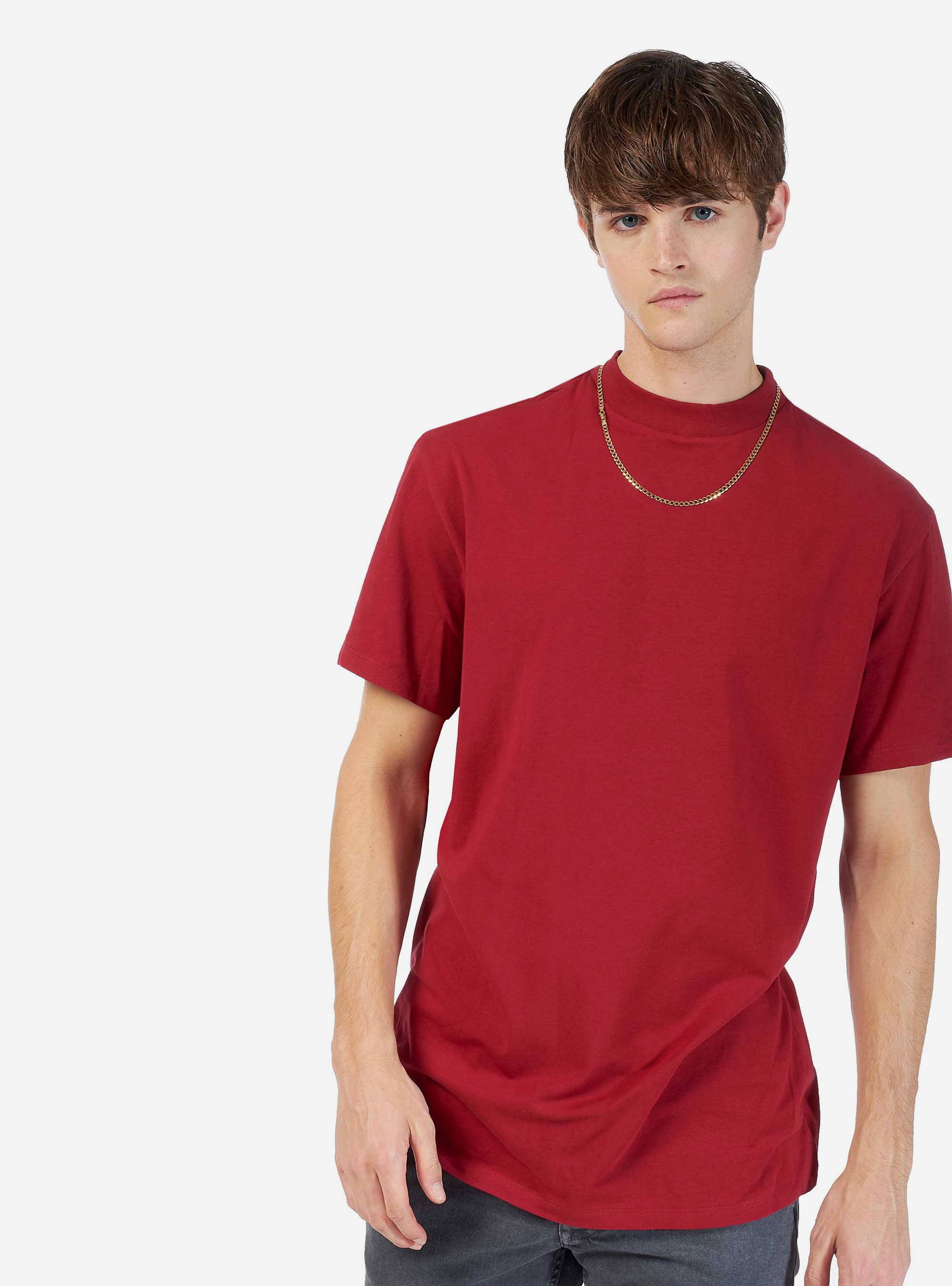 Maglietta tinta unita, BORDEAUX