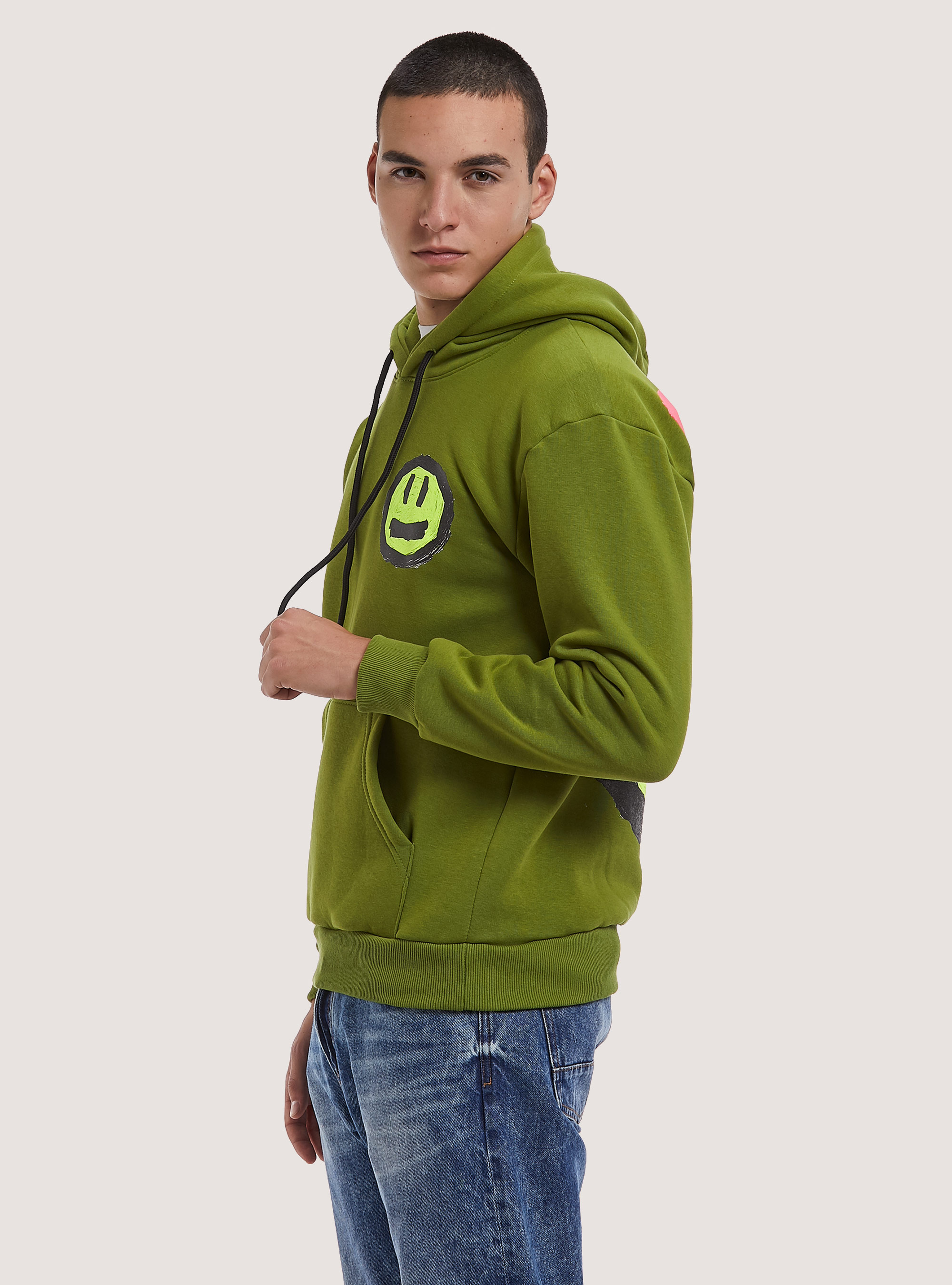 Felpa con stampa Smile Collection, KY2 KAKY MEDIUM