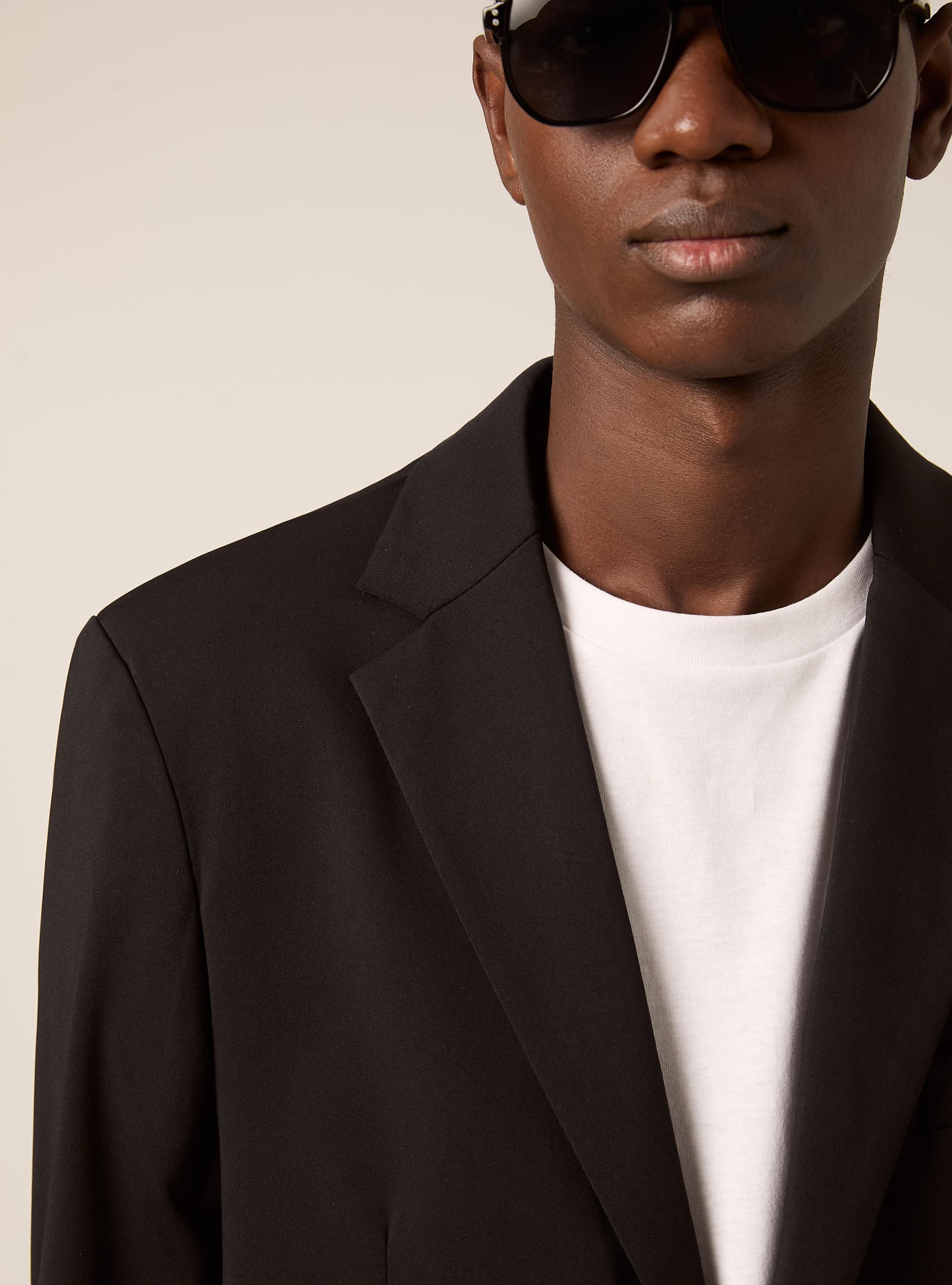 Giacca in tessuto techinco slim fit, BK1 BLACK