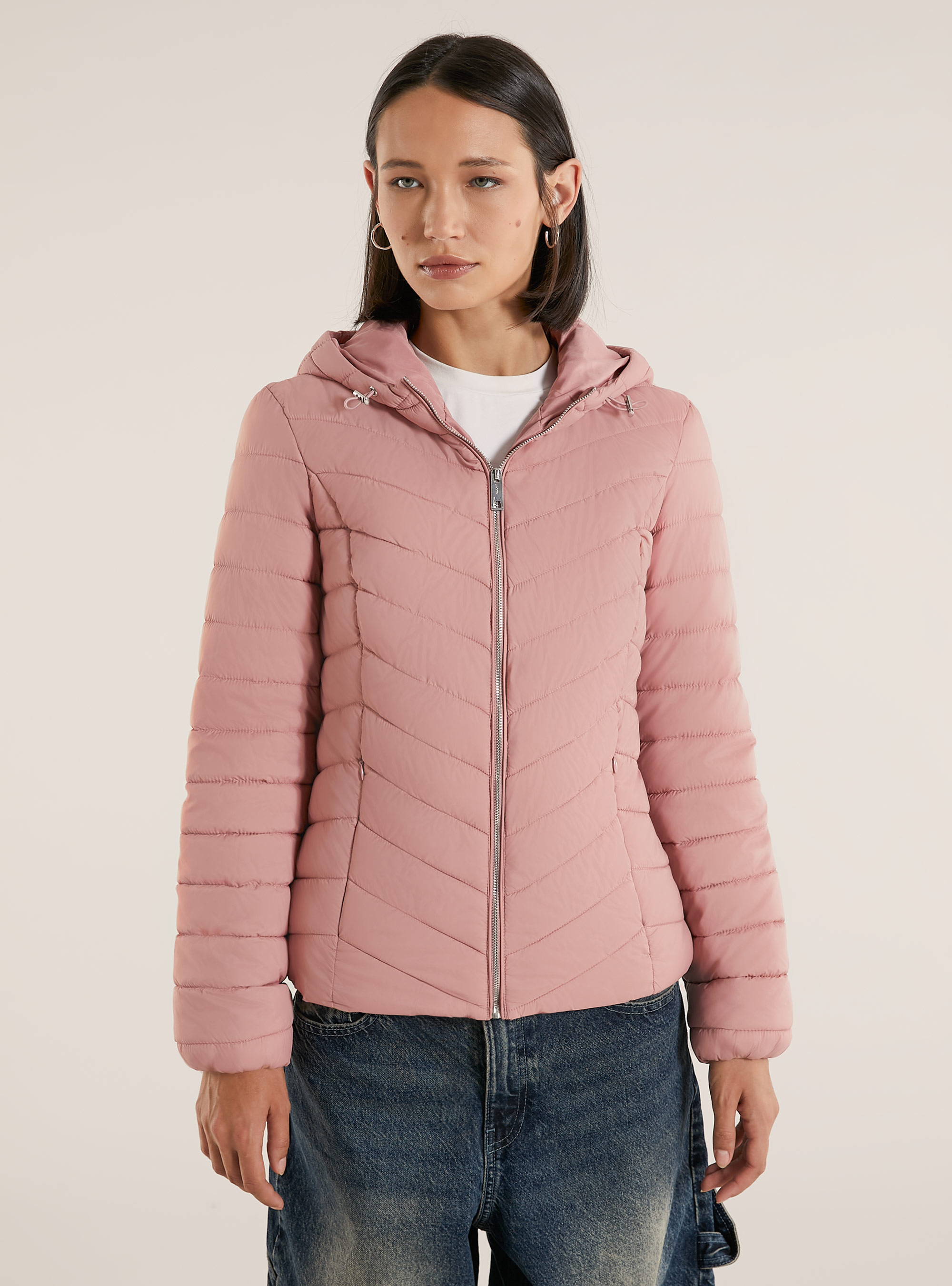 Jacket with recycled padding, PK2 PINK MEDIUM