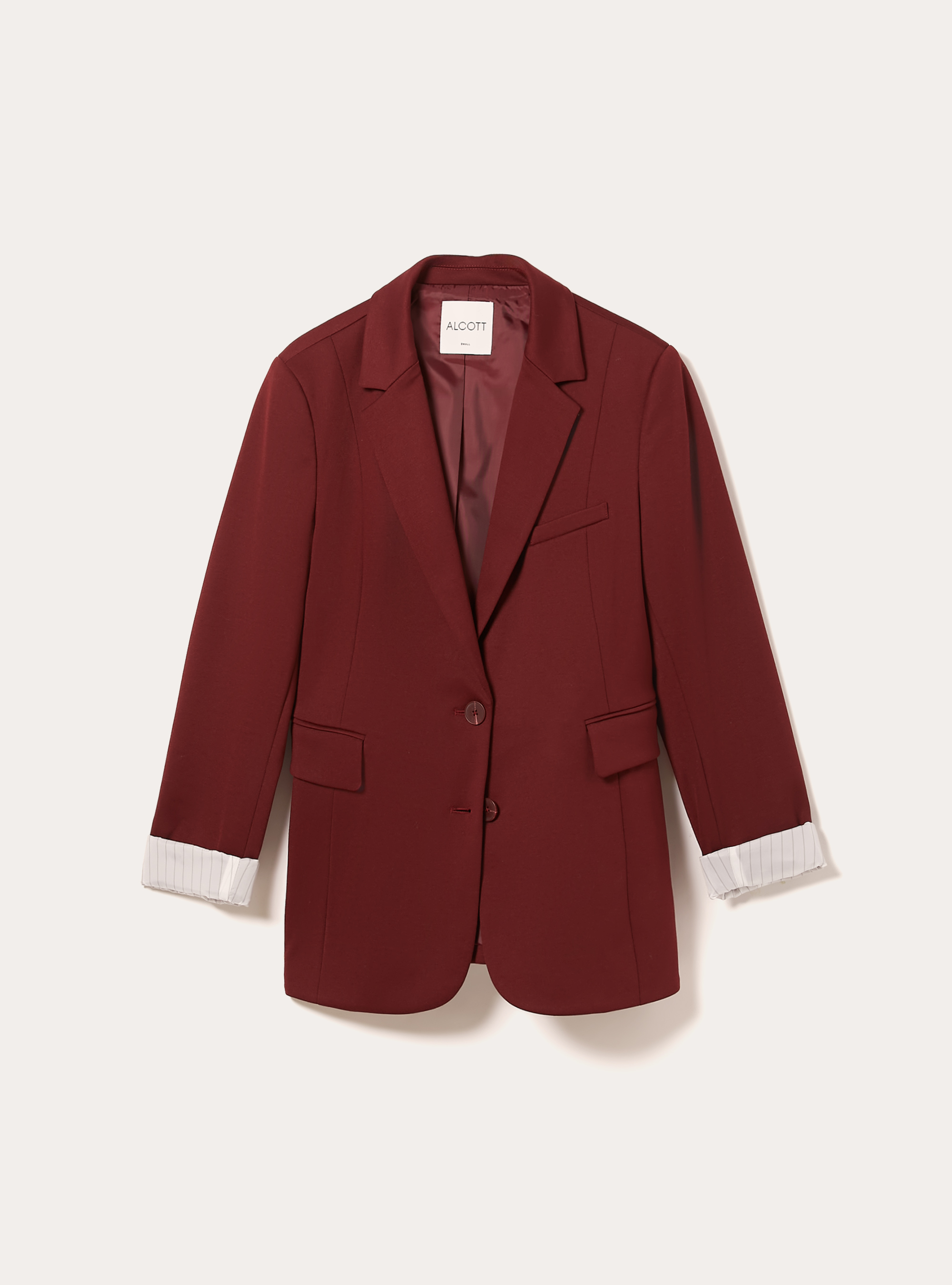 Blazer en jersey, BO1 BORDEAUX DARK