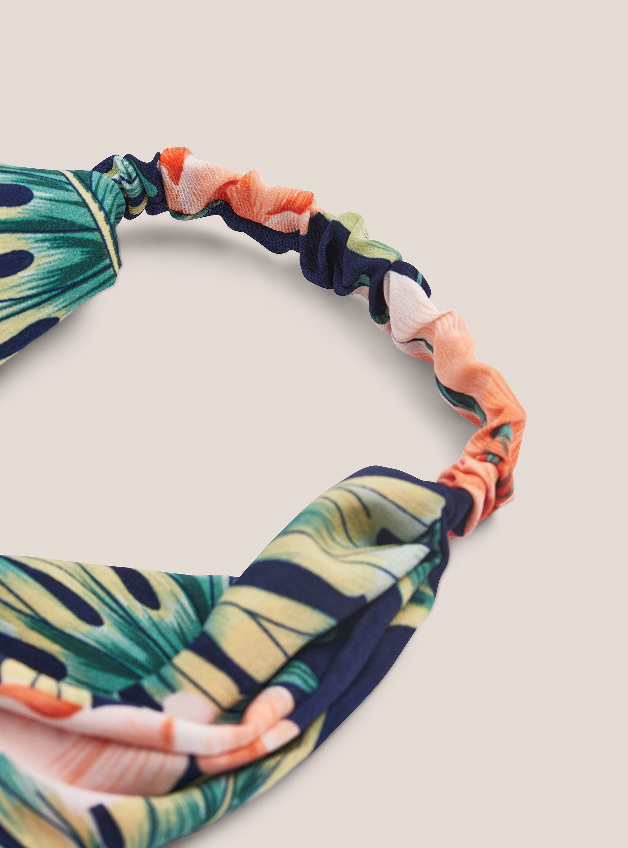 Fascia per capelli, FLOWER NAVY