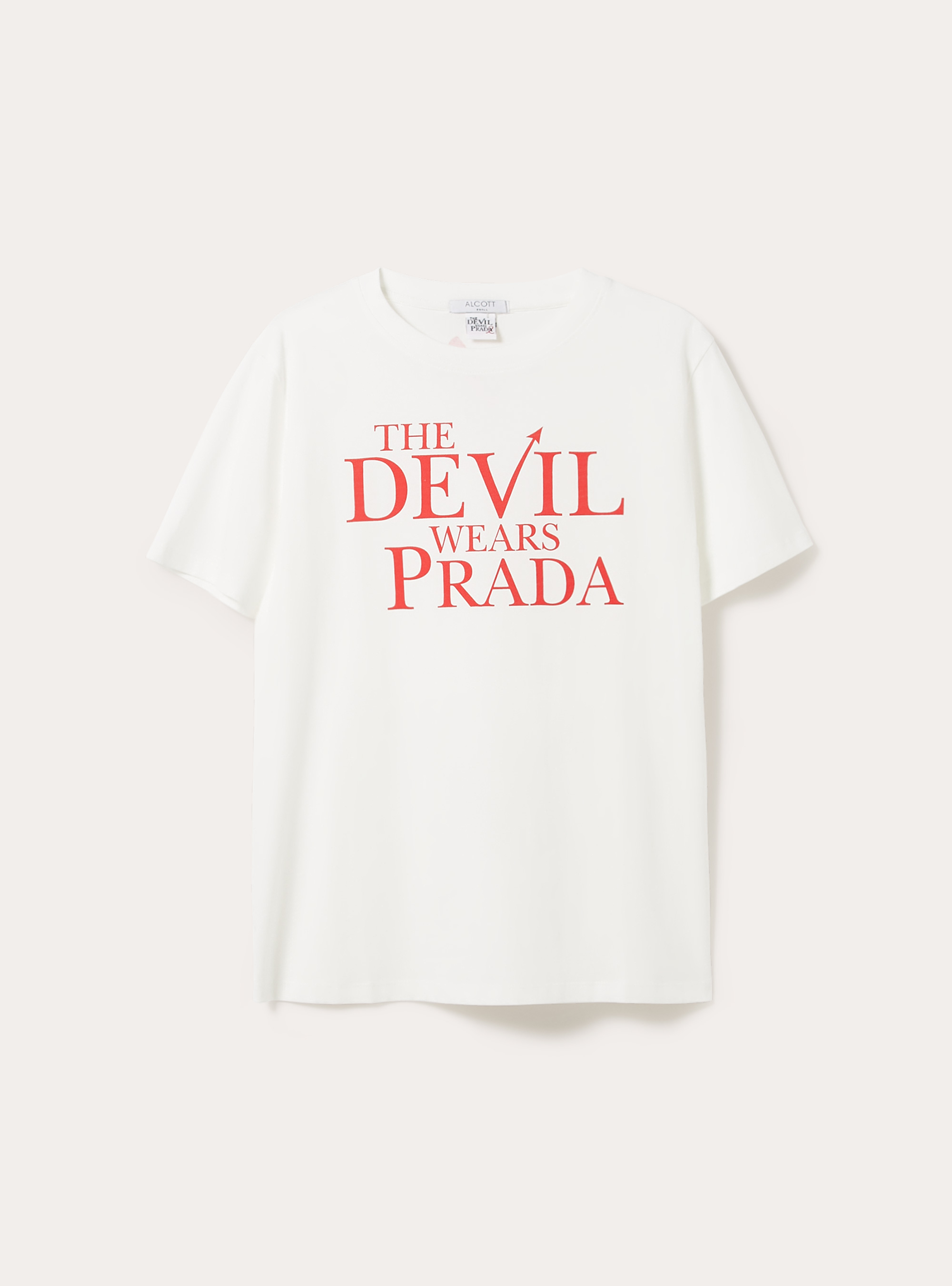 T-shirt regular il diavolo veste prada, WH2 WHITE