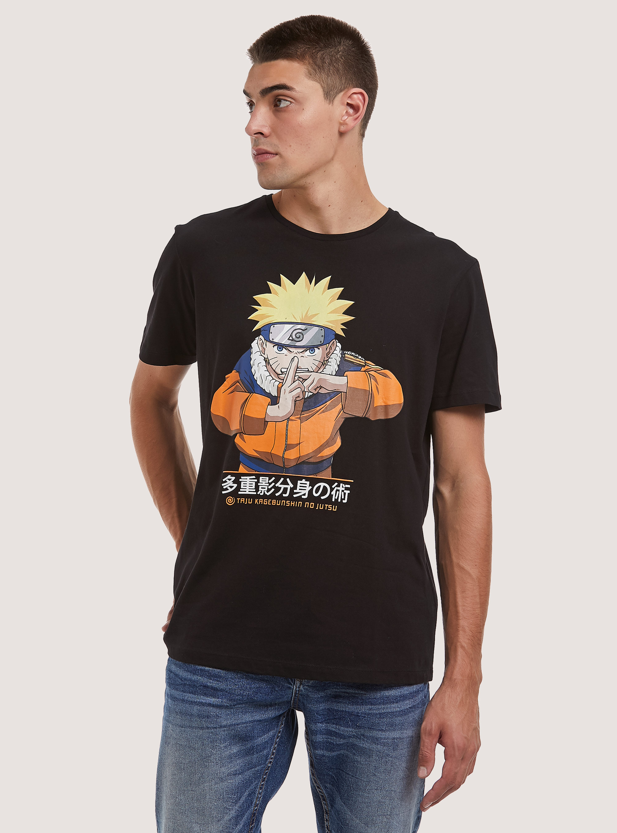 T-shirt Naruto x Alcott, BK1 BLACK