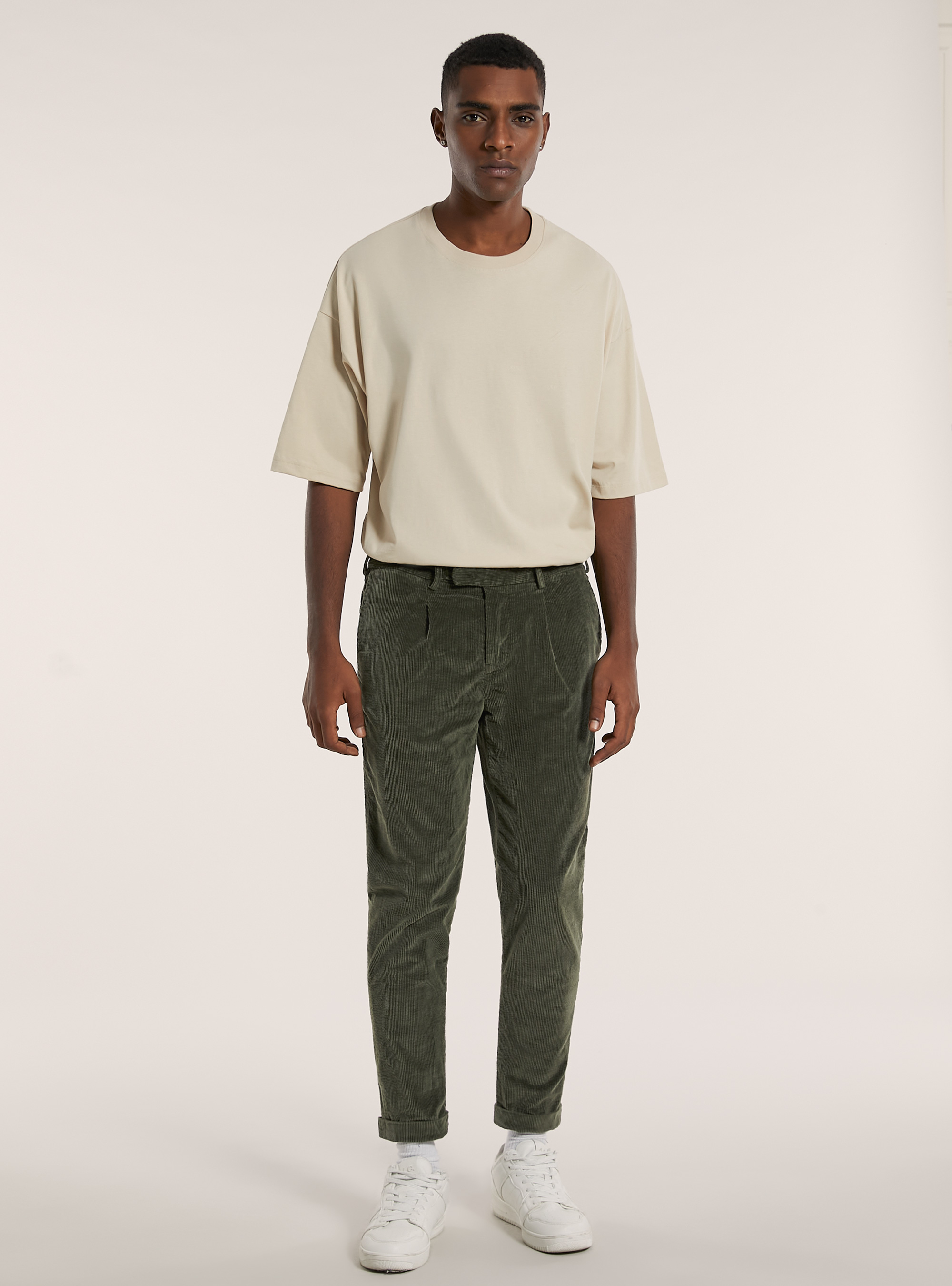 Corduroy chinos, KY2 KAKY MEDIUM