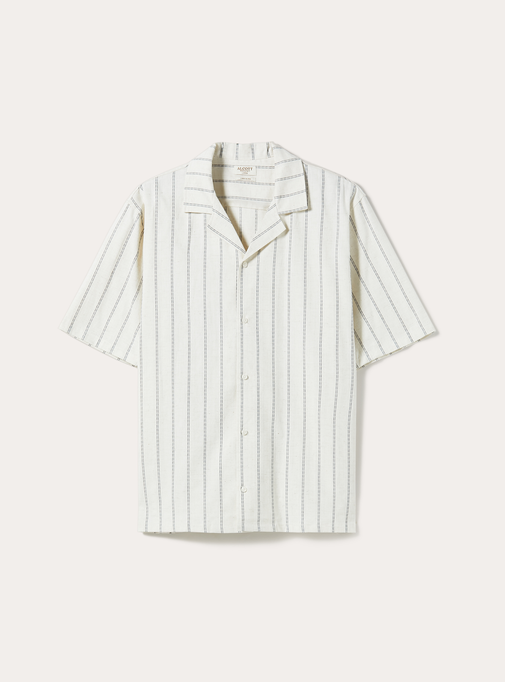 Chemise en lin m&eacute;lang&eacute; texture, IN2 INDIGO MEDIUM