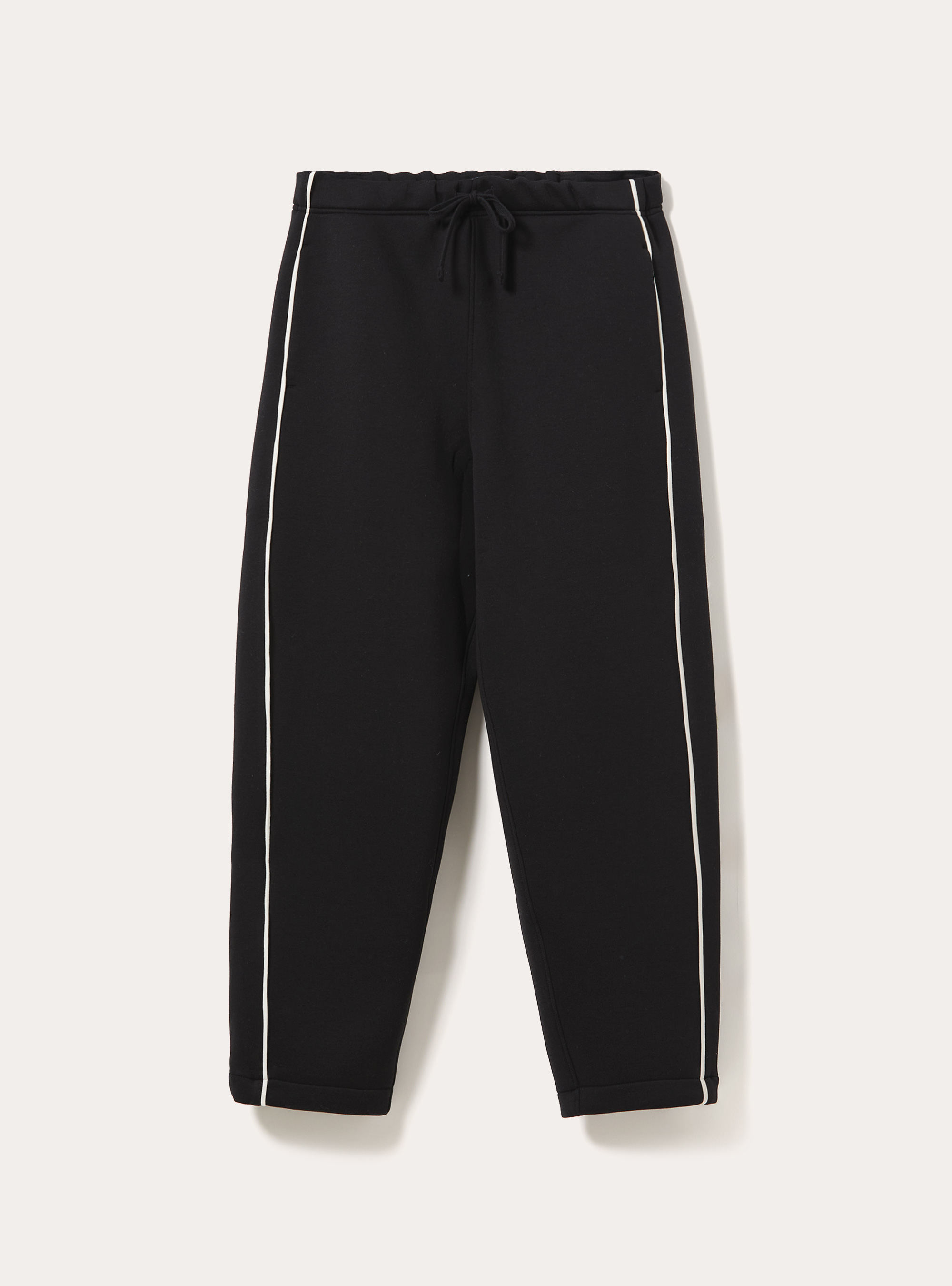 Pantaloni tuta con coulisse al fondo relaxed fit, BK1 BLACK