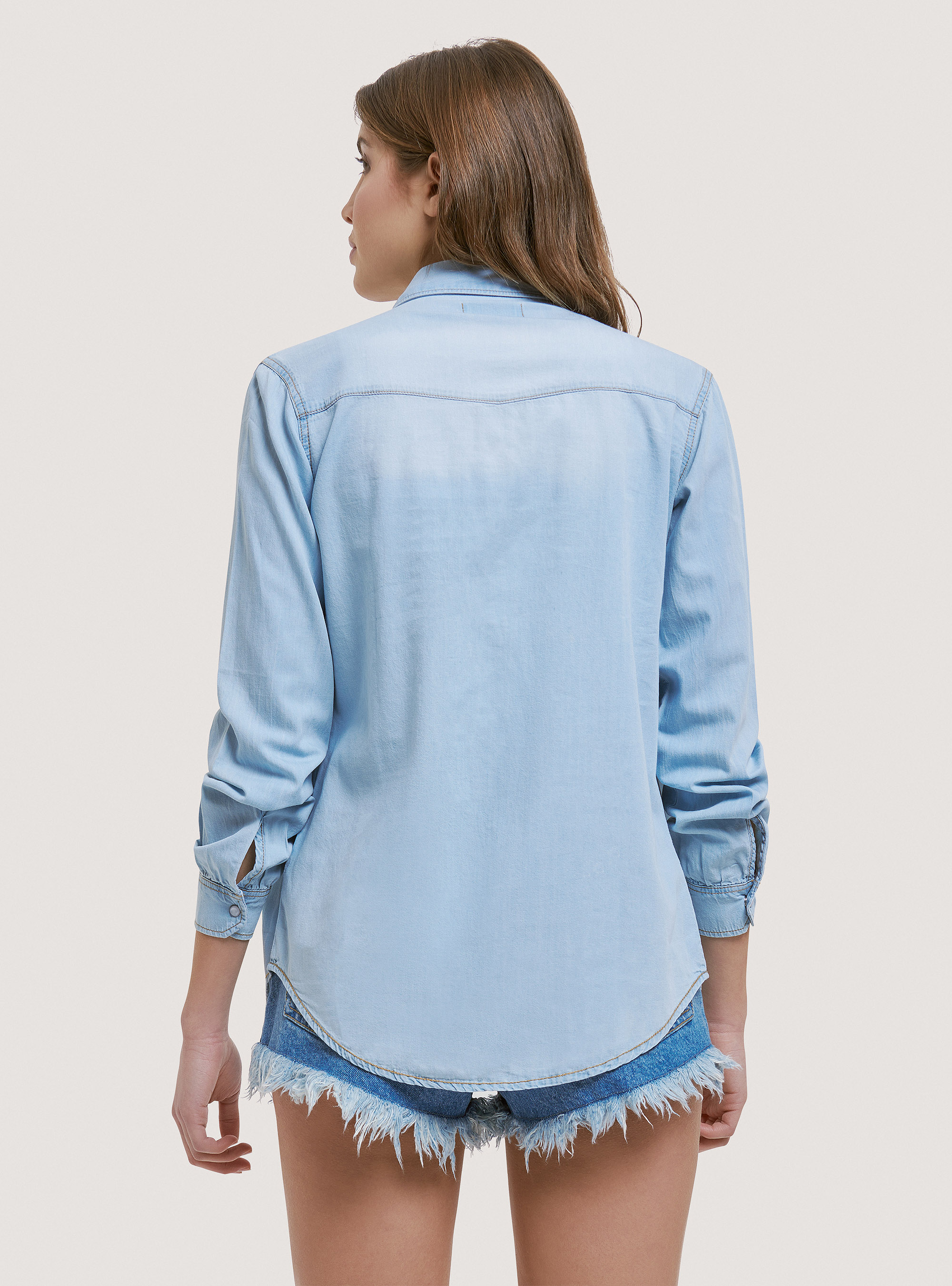 Denim shirt, AZURE