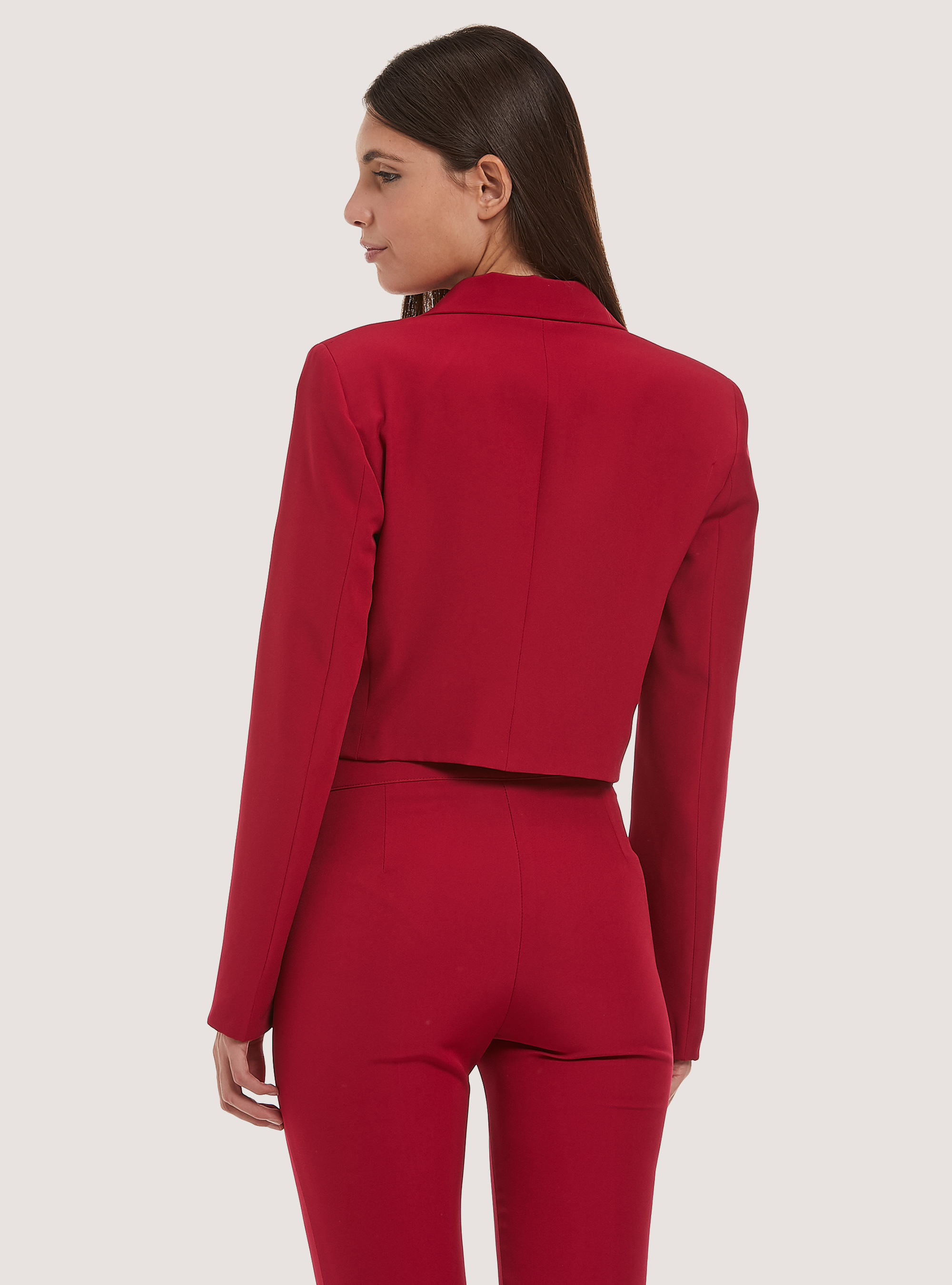 Blazer cropped Made in Italy, RD2 RED MEDIUM