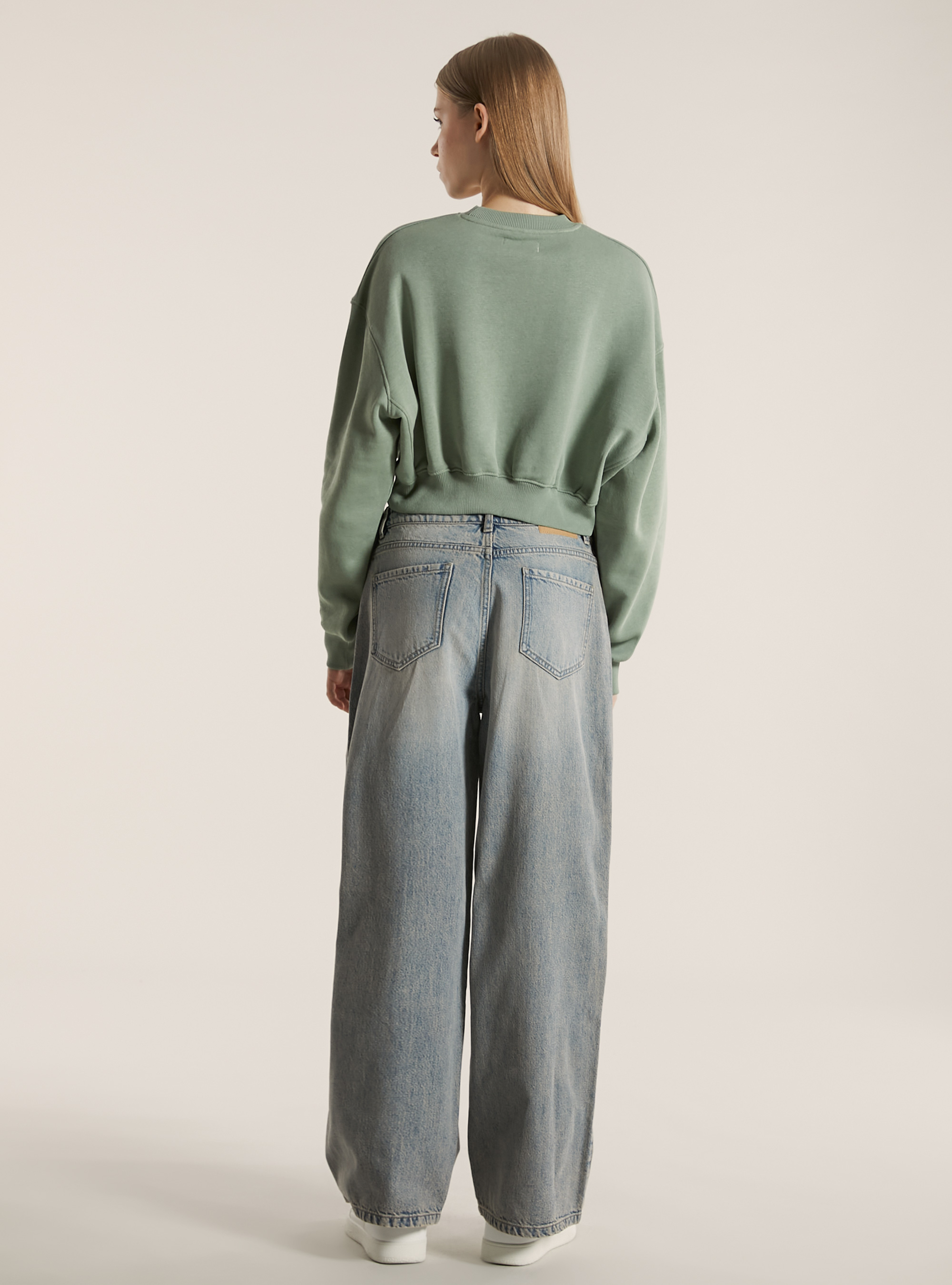 Sweat-shirt à col ras du cou en coton, KY3 KAKY LIGHT