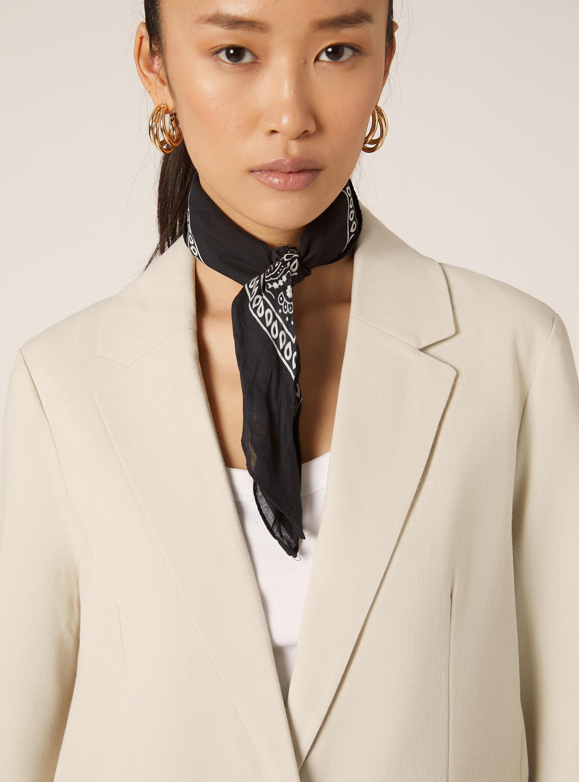 Single breasted regular fit blazer, BG3 BEIGE LIGHT