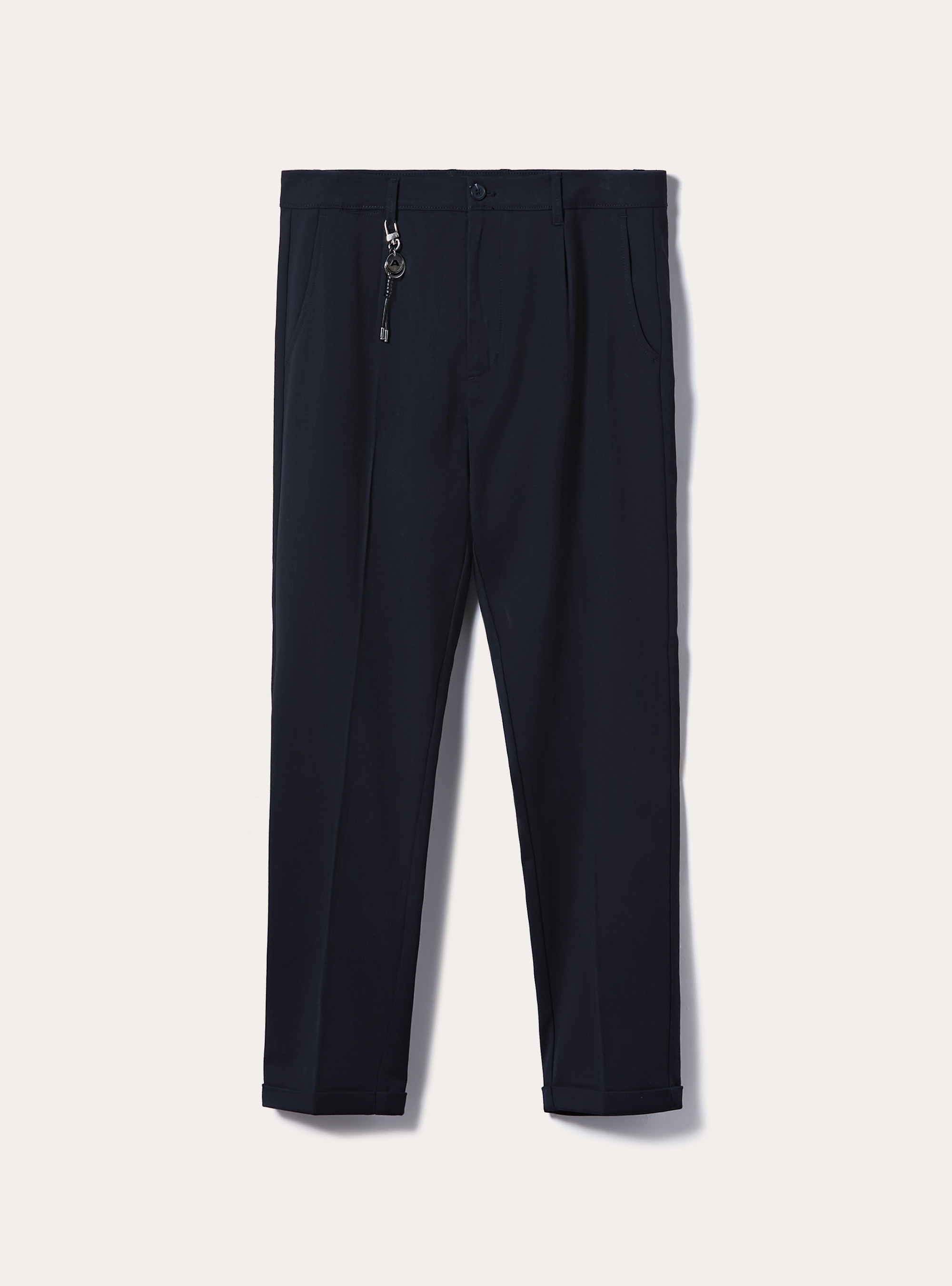 Pantaloni classico slim fit, NA1 NAVY DARK