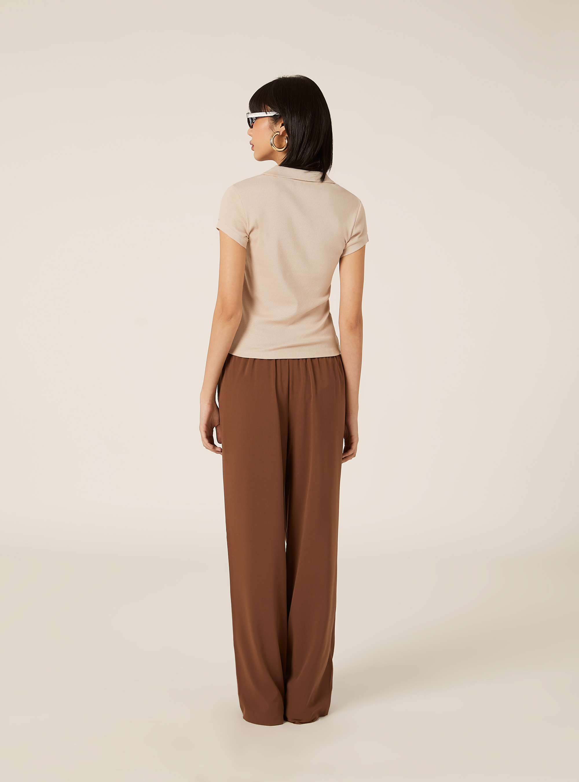 Polo a coste, BG2 BEIGE MEDIUM