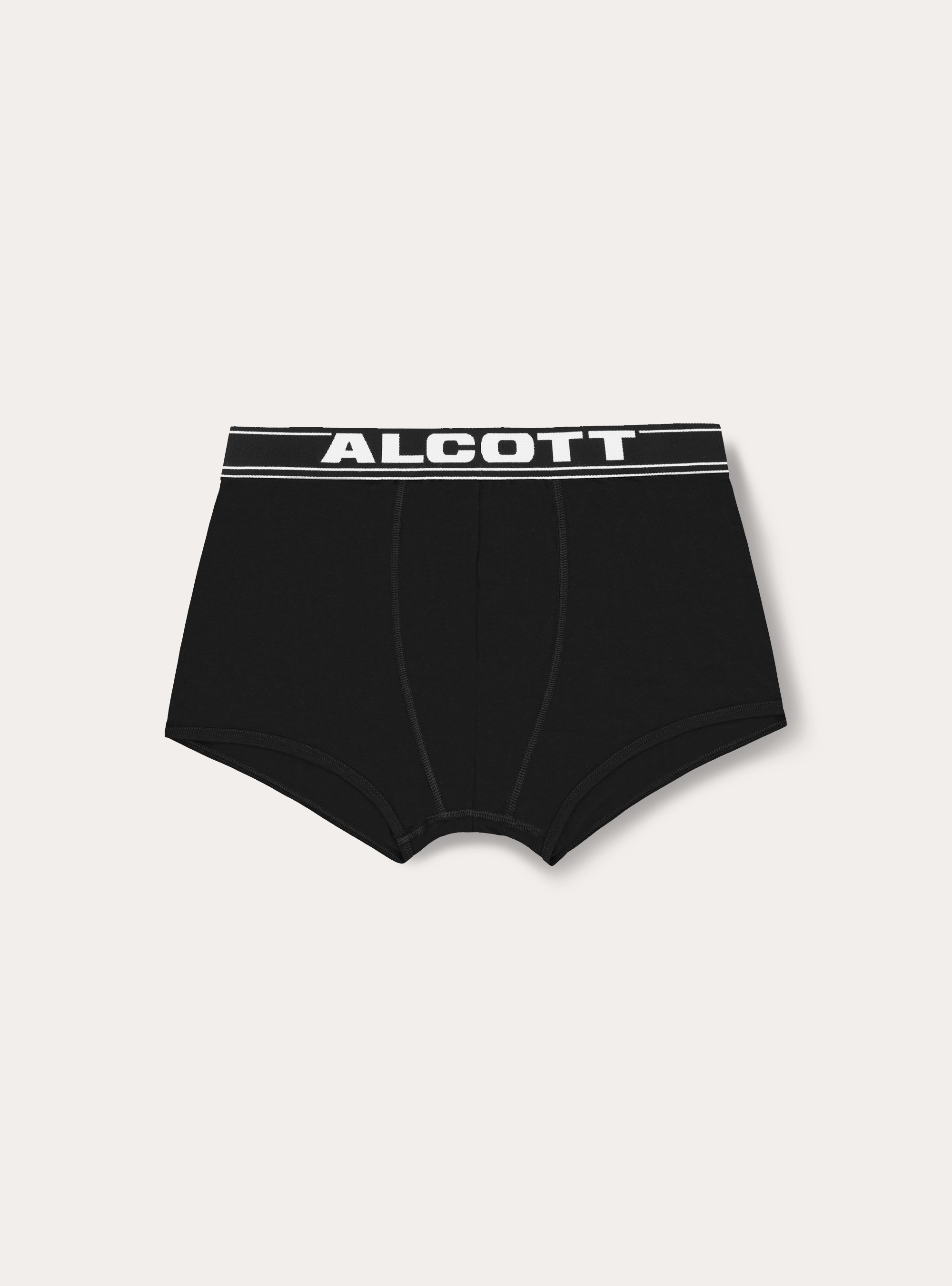 Boxer basico in jersey  elastico logato, BK1 BLACK