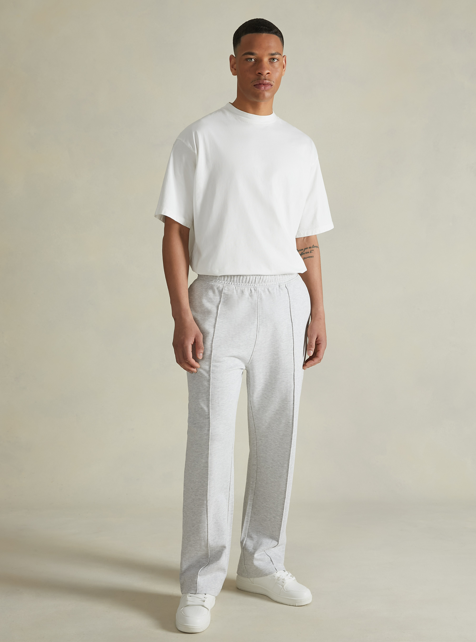 Plush jogger trousers, MGY3 GREY MEL LIGHT