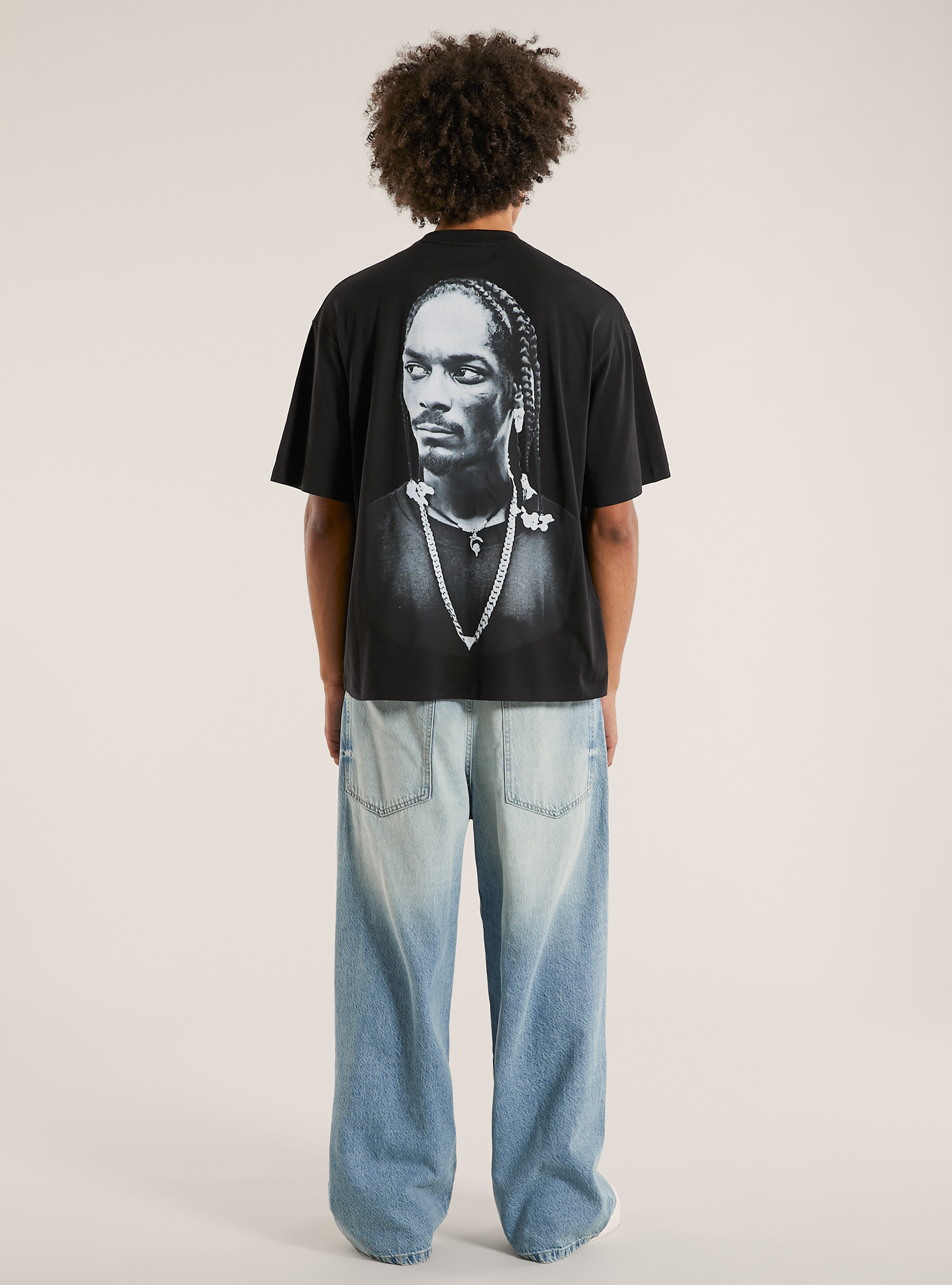 T-shirt coupe carrée Snoop Dogg / Alcott, BK1 BLACK