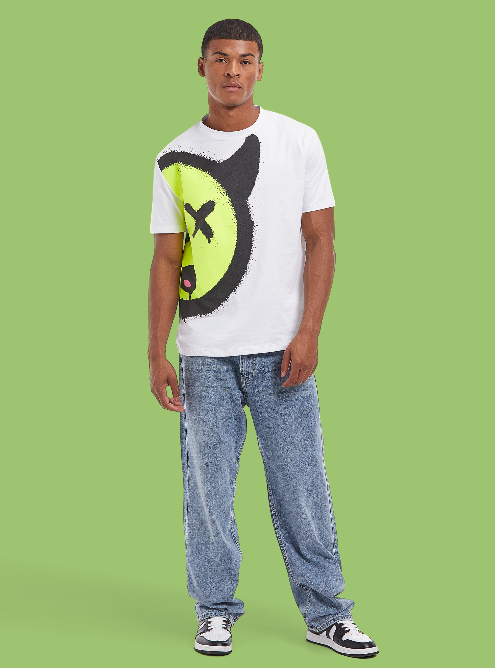 T-shirt with Smile Collection print, WH2 WHITE