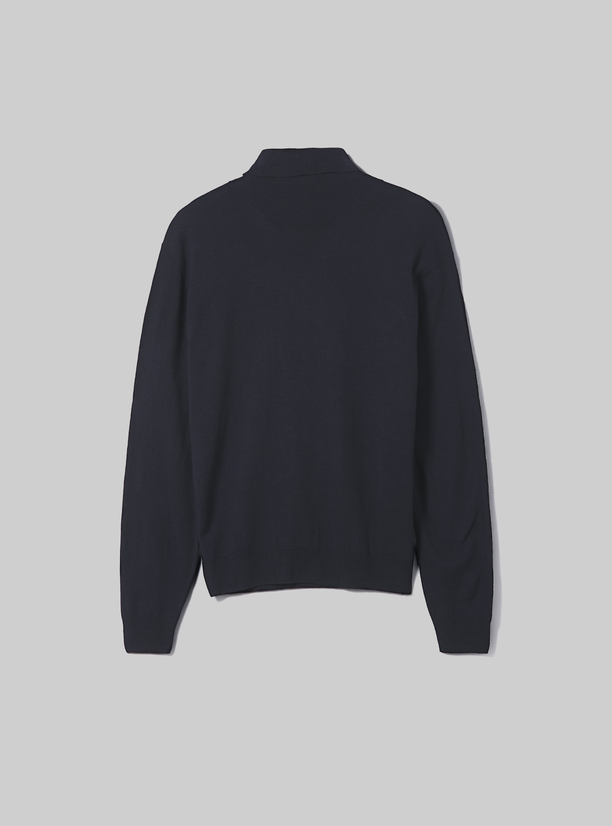 Suave jersey de cuello alto, NA1 NAVY DARK