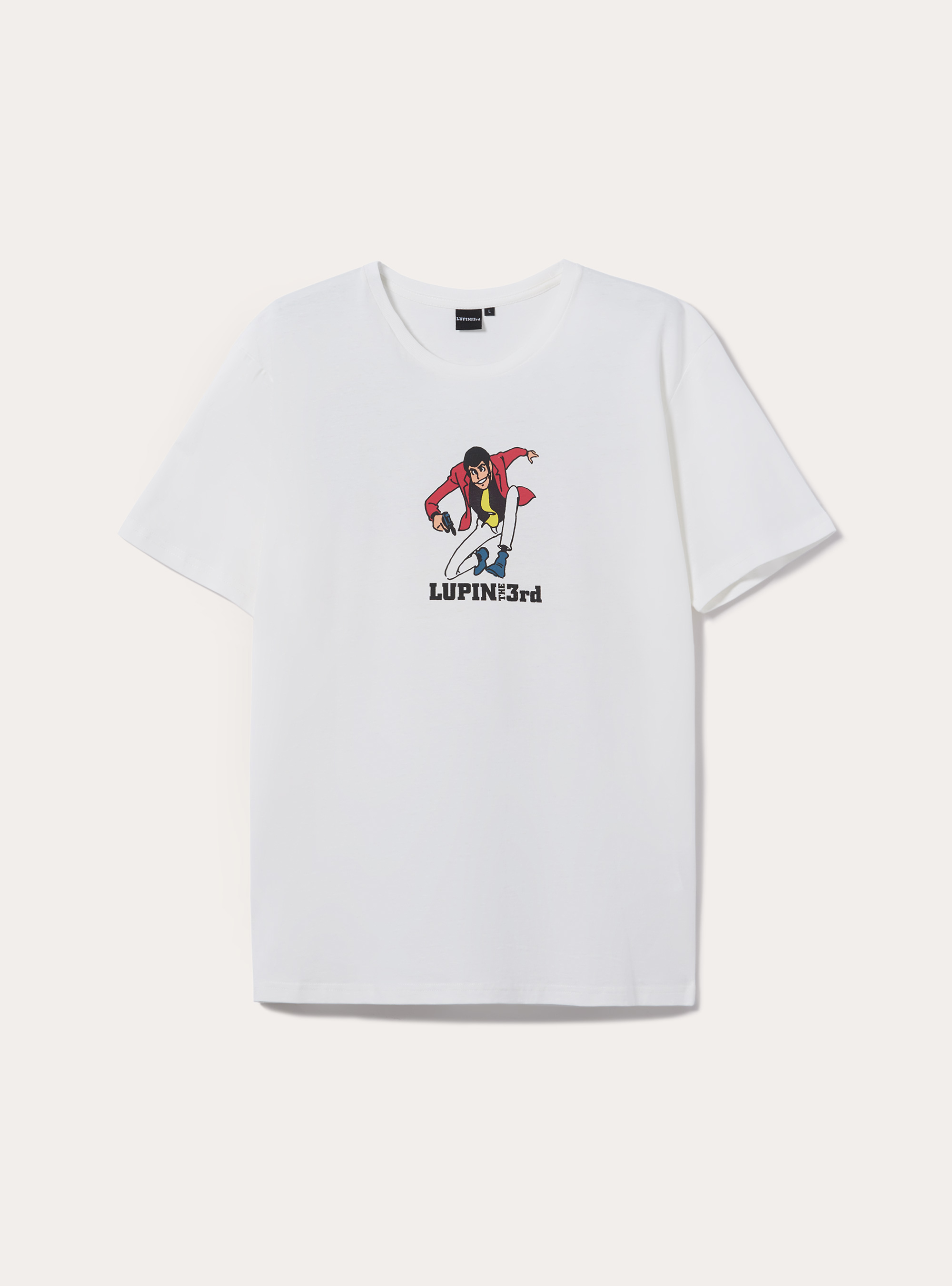T-shirt licenza lupin, WH2 WHITE