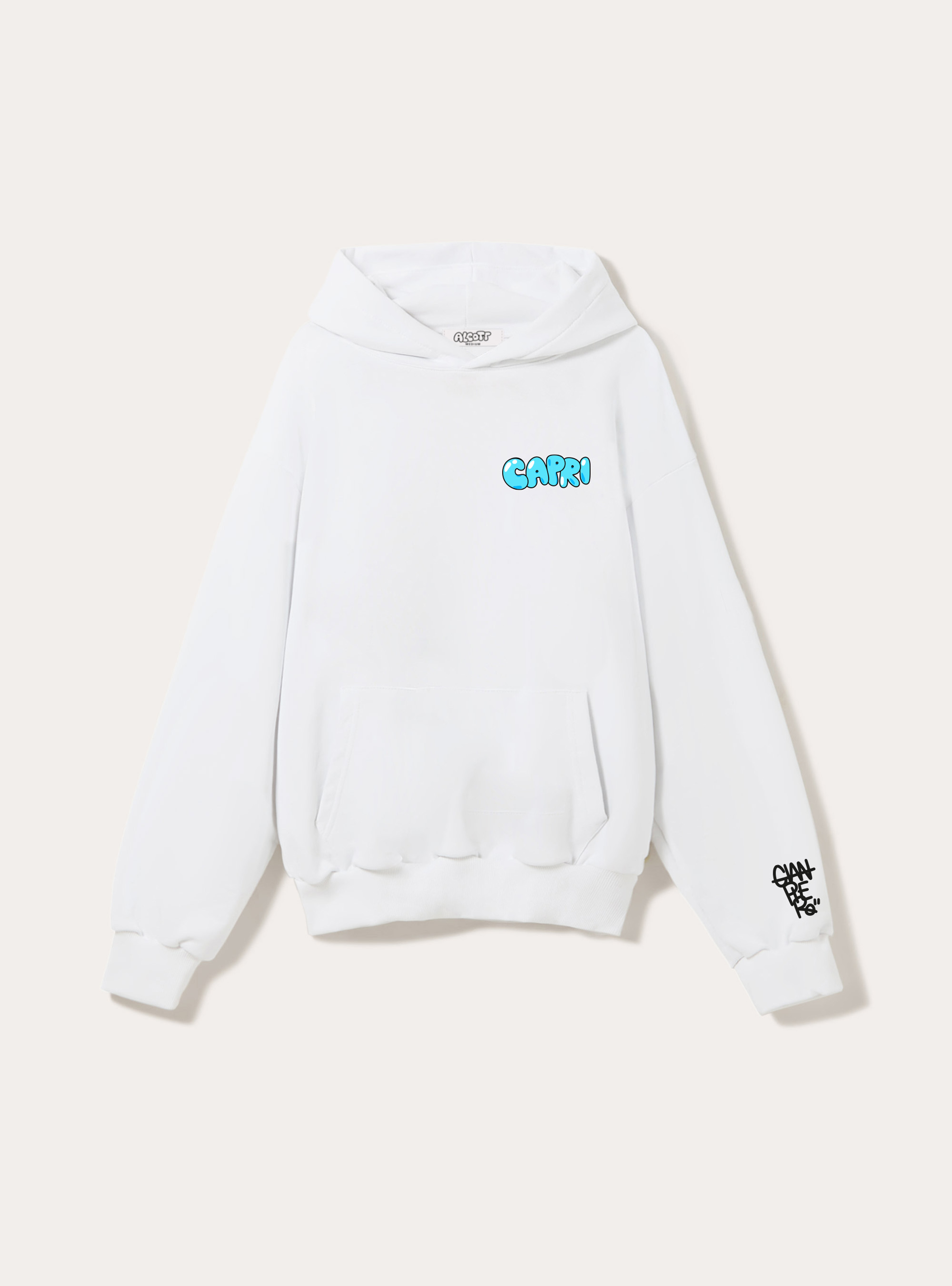 Gianpiero D'Alessandro x Alcott sweatshirt, WH2 WHITE