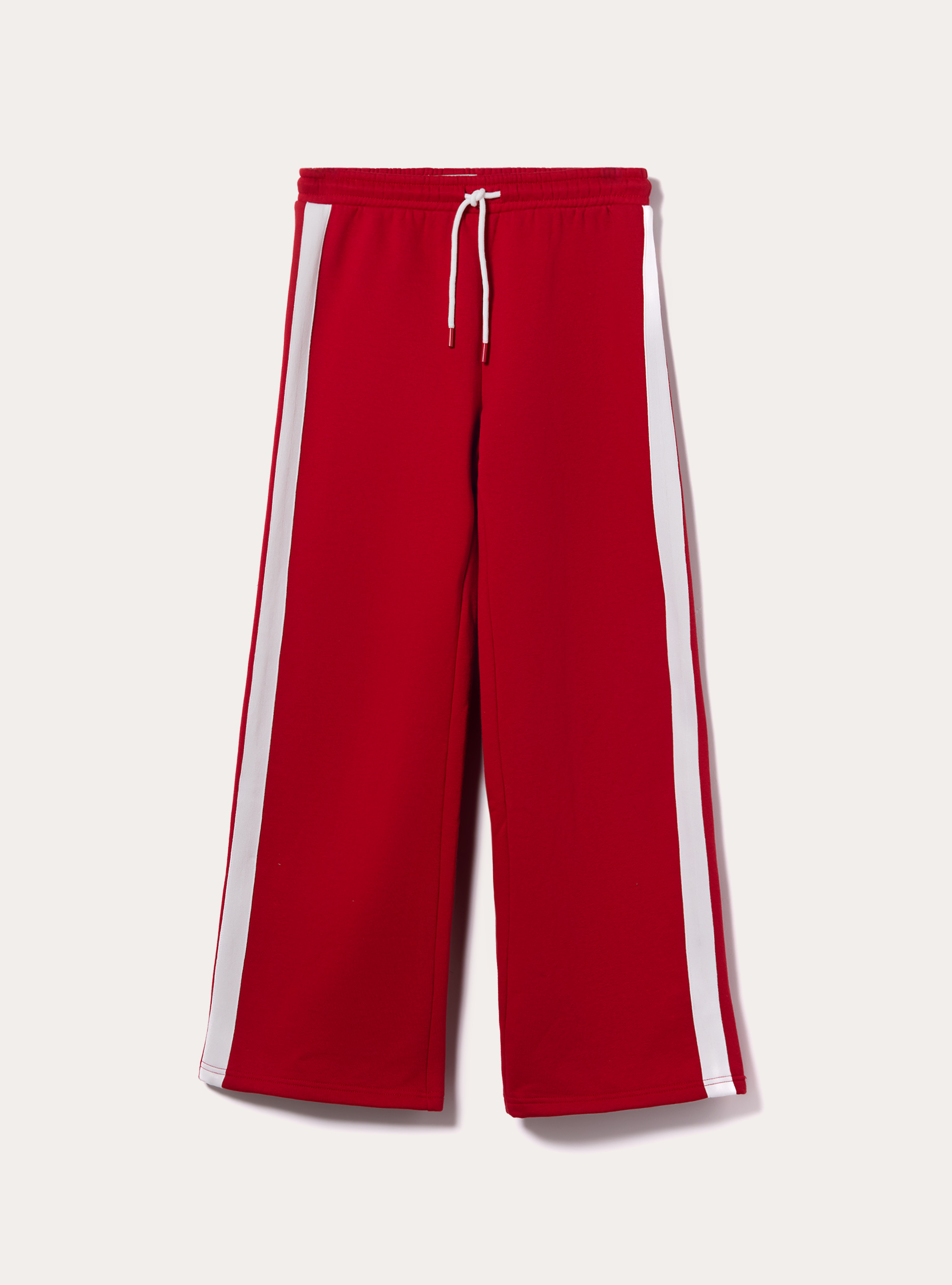 Wide leg pants with side band, RD2 RED MEDIUM