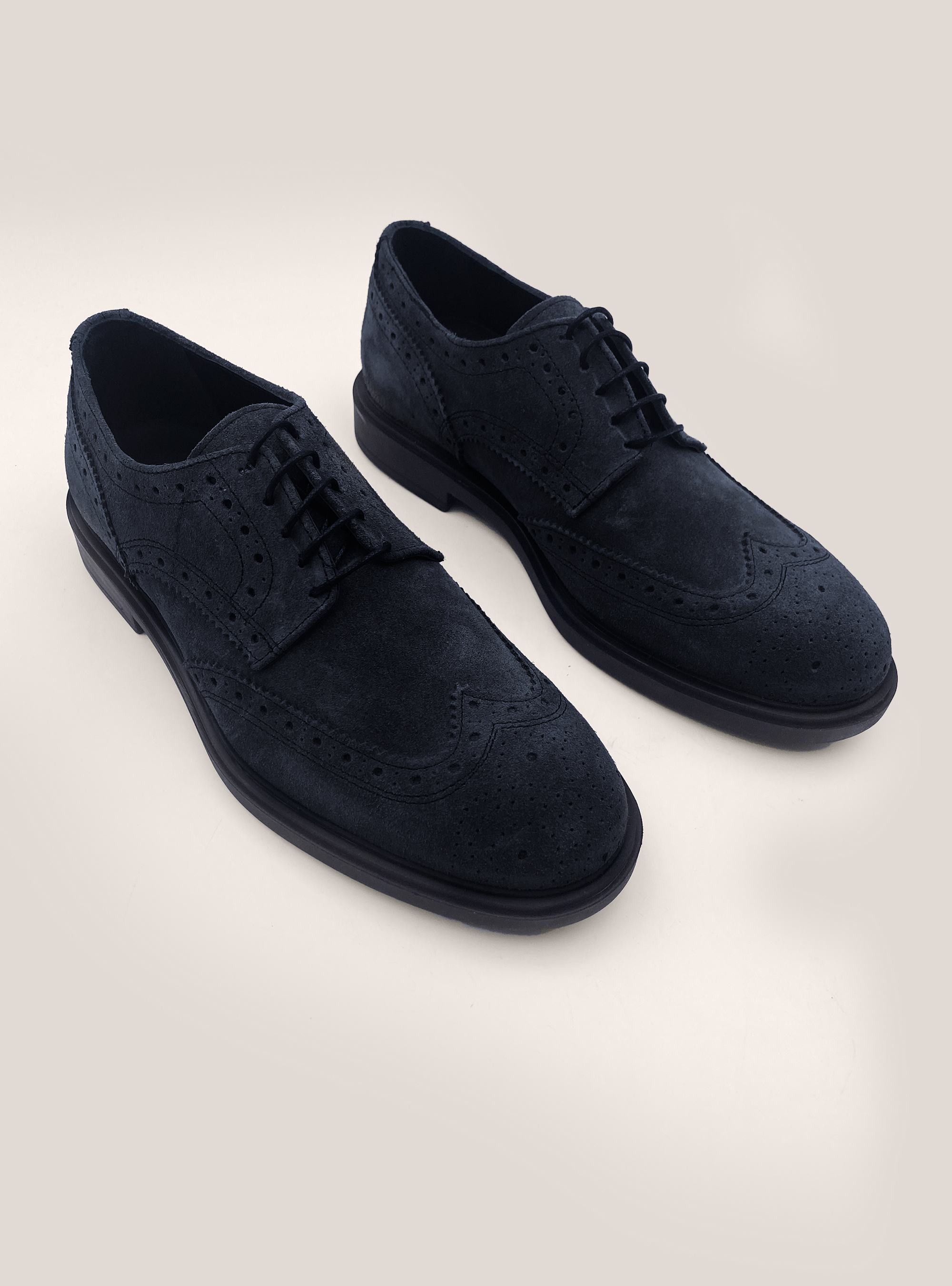 Scarpa derby in vera pelle, C210 BLUE NAVY